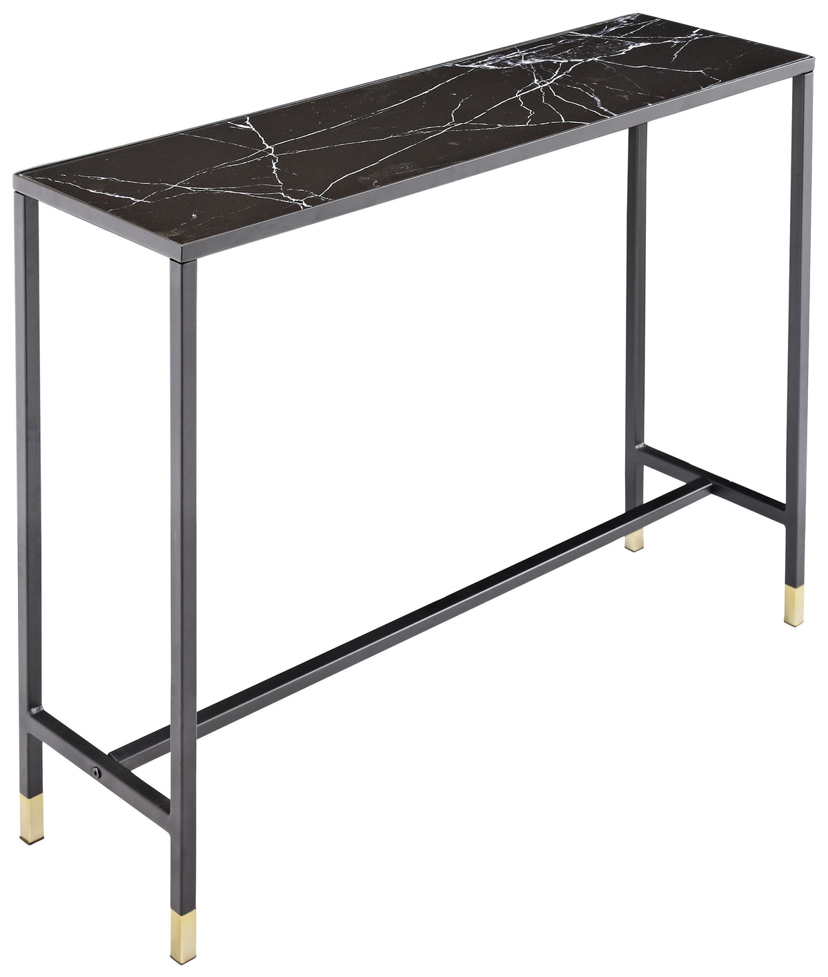 Dipp Beistelltisch in Schwarz/Gold präsentiert im Onlineshop von KAQTU Design AG. Beistelltisch ist von Venture Home