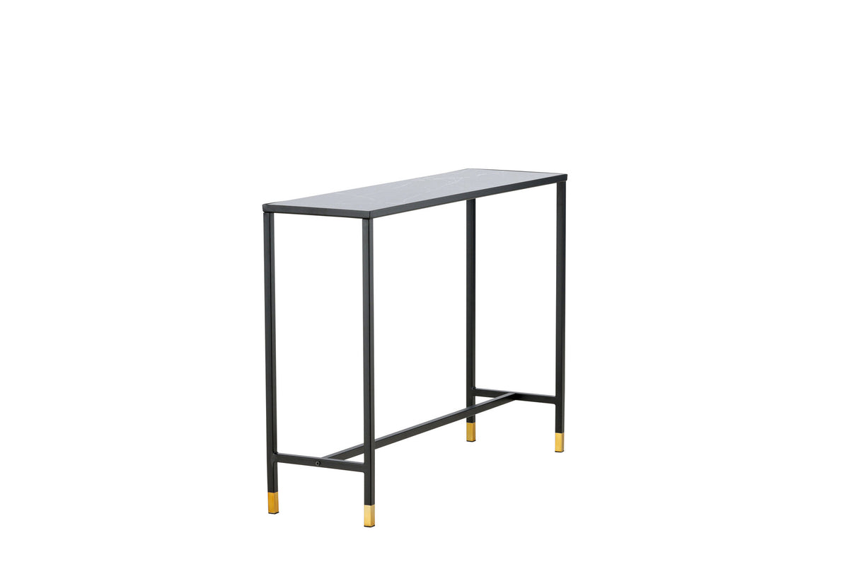 Dipp Beistelltisch in Schwarz/Gold präsentiert im Onlineshop von KAQTU Design AG. Beistelltisch ist von Venture Home