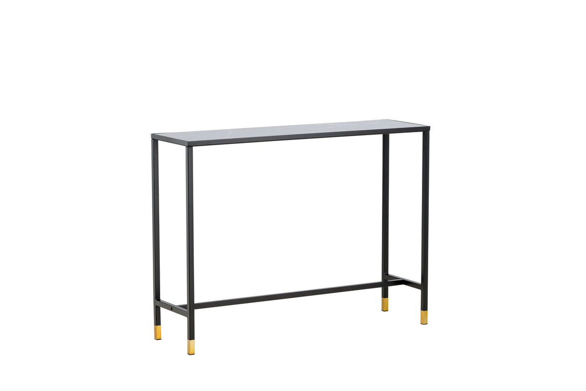 Dipp Beistelltisch in Schwarz/Gold präsentiert im Onlineshop von KAQTU Design AG. Beistelltisch ist von Venture Home