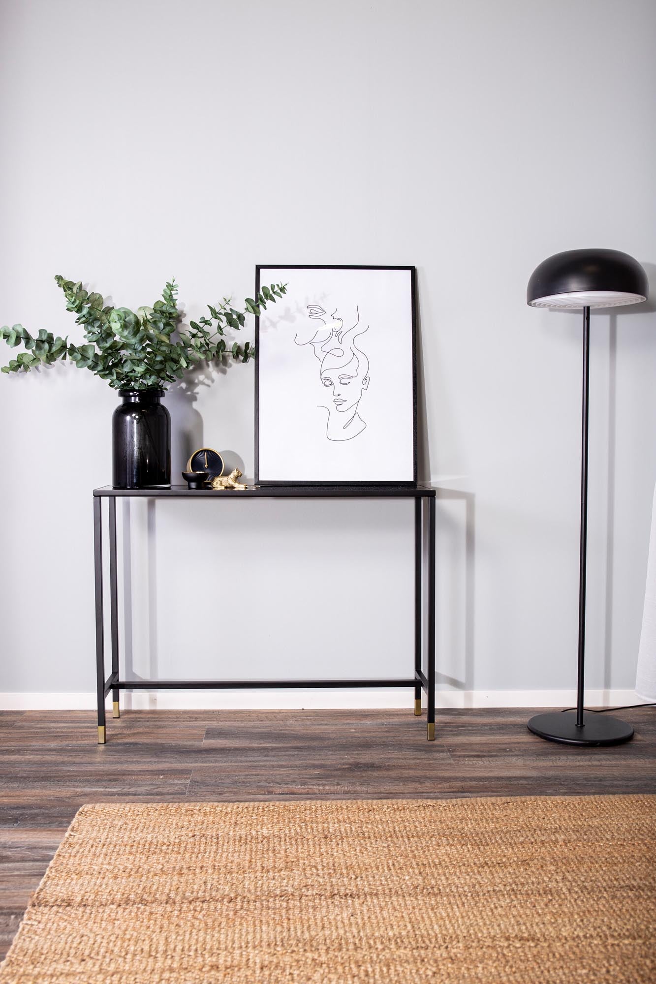 Dipp Beistelltisch in Schwarz/Gold präsentiert im Onlineshop von KAQTU Design AG. Beistelltisch ist von Venture Home