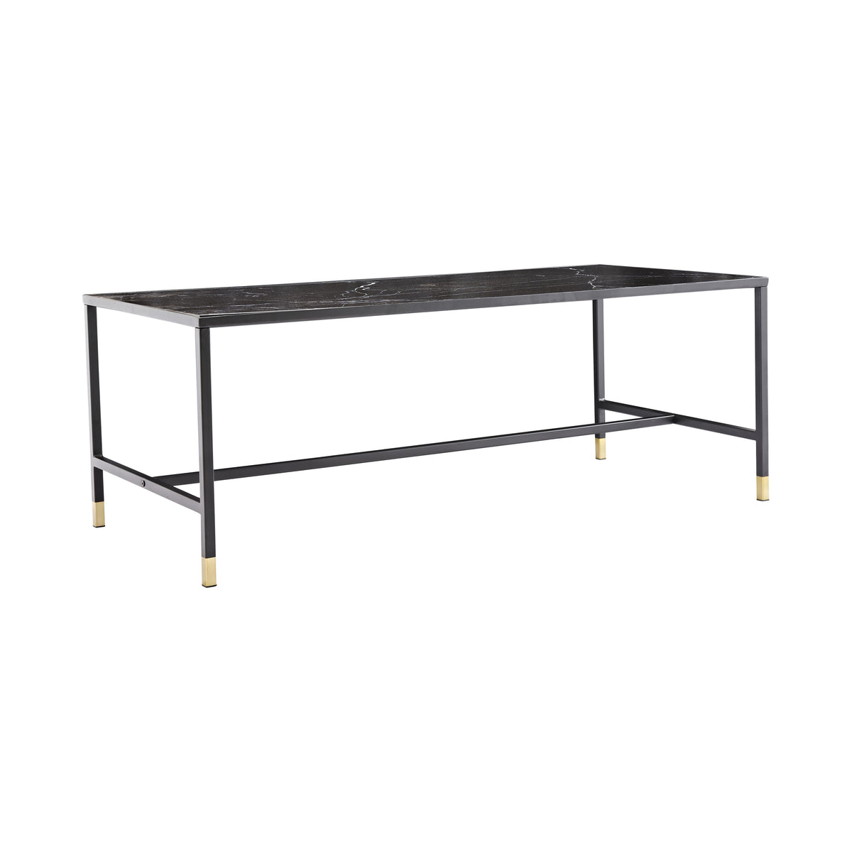 Dipp Beistelltisch in Schwarz/Gold präsentiert im Onlineshop von KAQTU Design AG. Beistelltisch ist von Venture Home