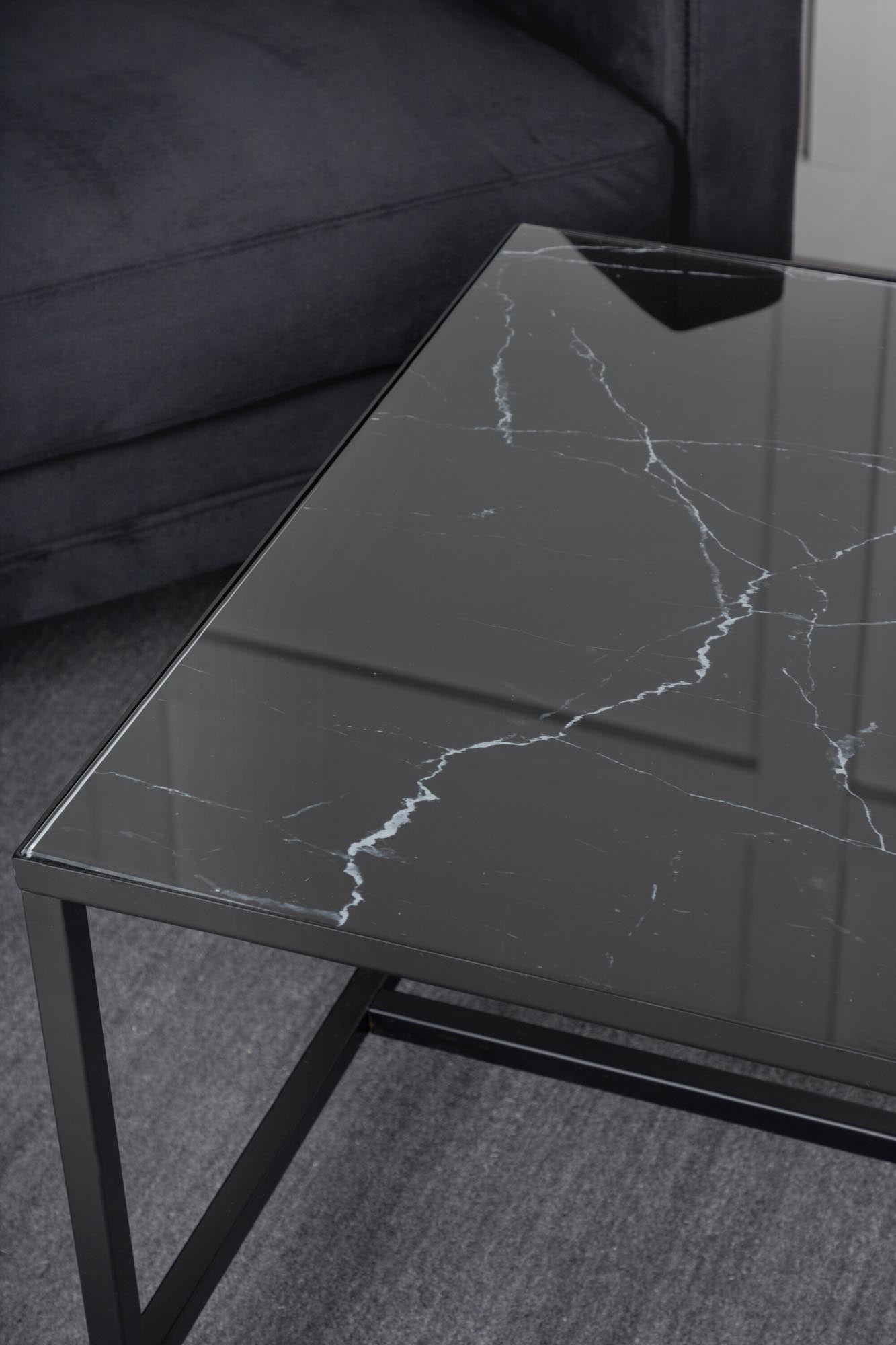 Dipp Beistelltisch in Schwarz/Gold präsentiert im Onlineshop von KAQTU Design AG. Beistelltisch ist von Venture Home