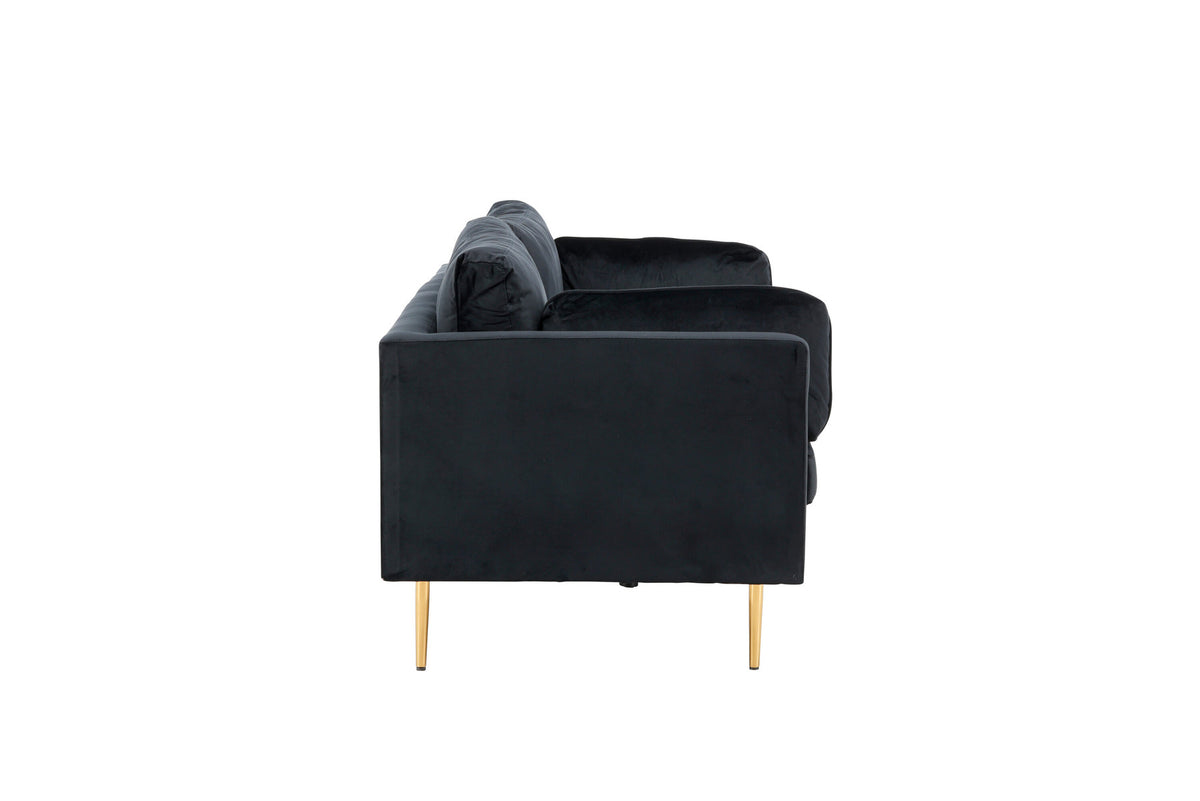 Boom Sofa in Schwarz präsentiert im Onlineshop von KAQTU Design AG. 3er Sofa ist von Venture Home