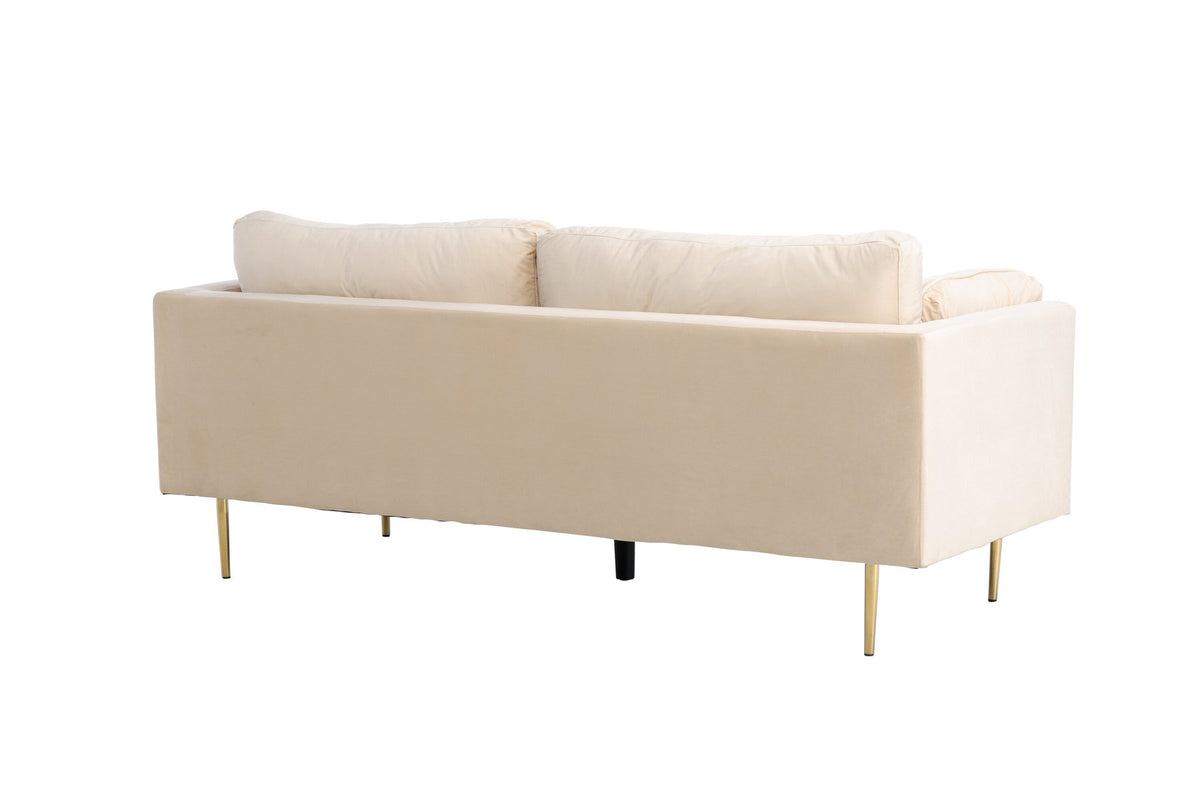 Boom Sofa in Creme präsentiert im Onlineshop von KAQTU Design AG. 3er Sofa ist von Venture Home