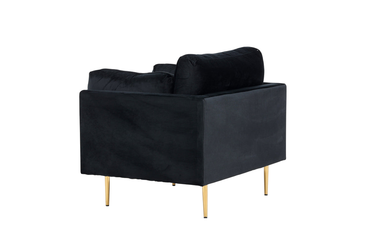 Boom Sessel in Schwarz präsentiert im Onlineshop von KAQTU Design AG. Sessel mit Armlehnen ist von Venture Home