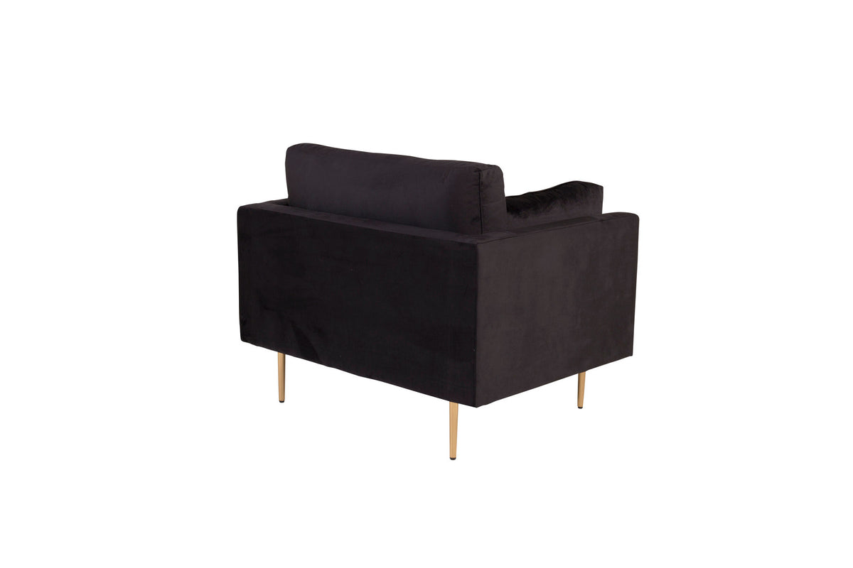 Boom Sessel in Schwarz präsentiert im Onlineshop von KAQTU Design AG. Sessel mit Armlehnen ist von Venture Home