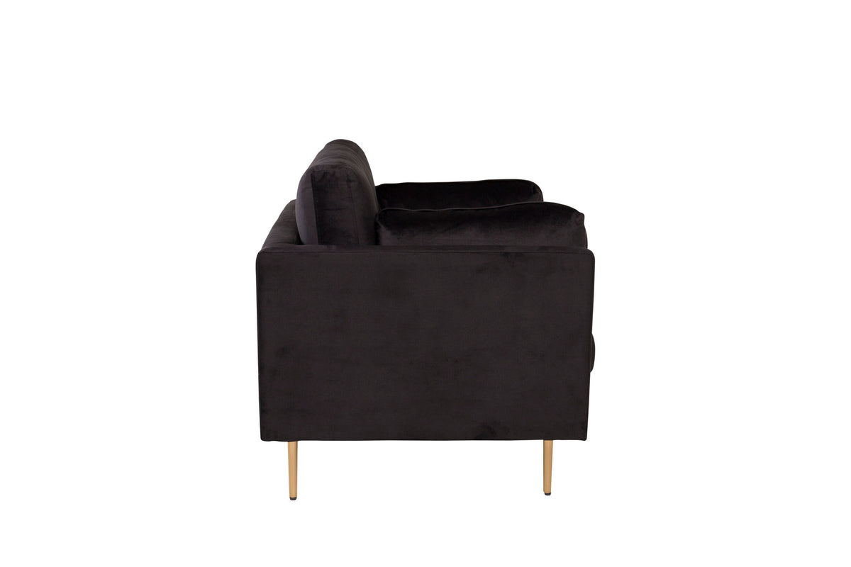 Boom Sessel in Schwarz präsentiert im Onlineshop von KAQTU Design AG. Sessel mit Armlehnen ist von Venture Home