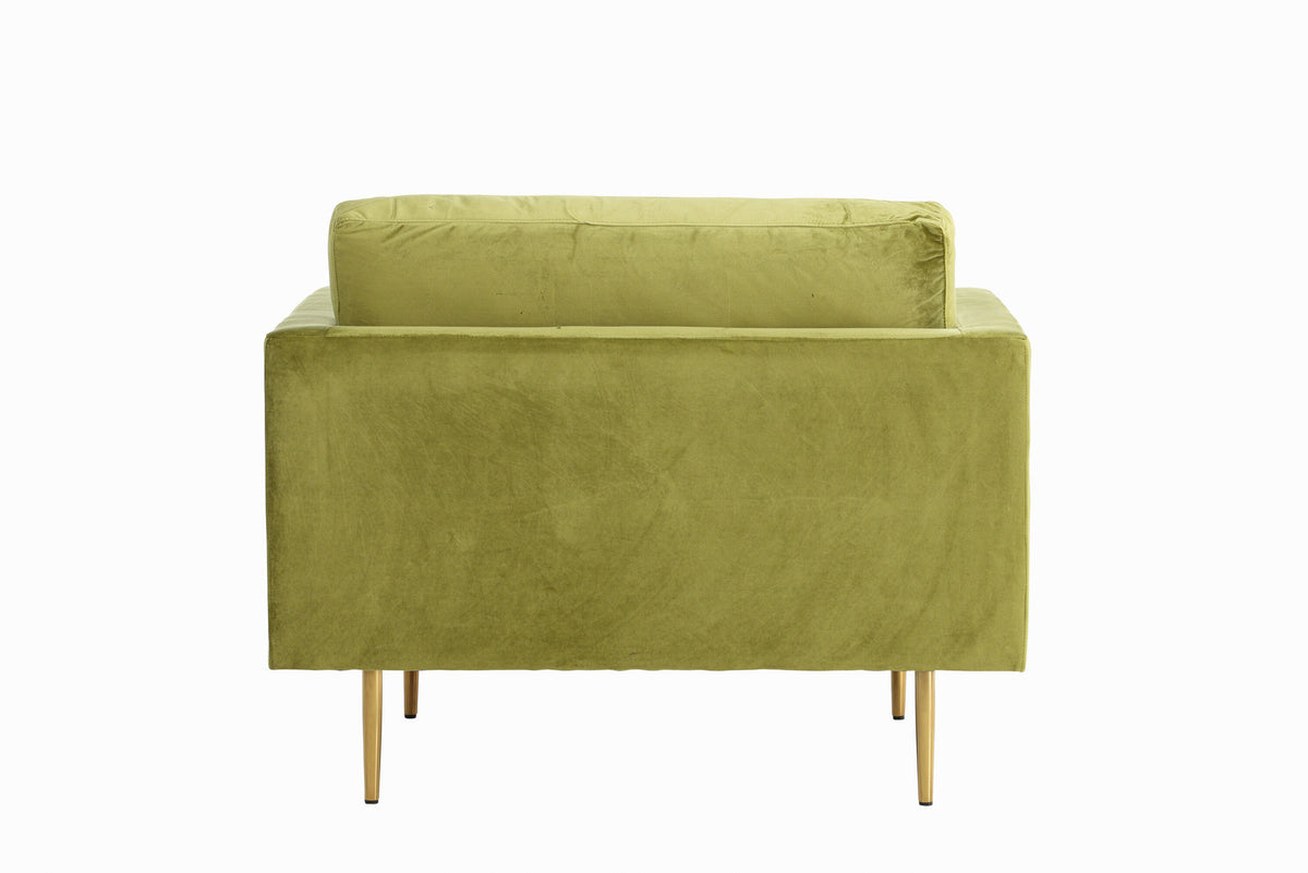 Boom Sessel in Grün präsentiert im Onlineshop von KAQTU Design AG. Sessel mit Armlehnen ist von Venture Home