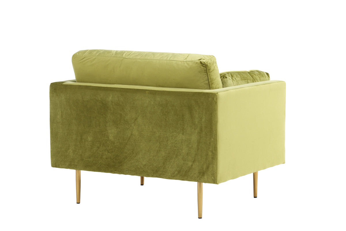 Boom Sessel in Grün präsentiert im Onlineshop von KAQTU Design AG. Sessel mit Armlehnen ist von Venture Home