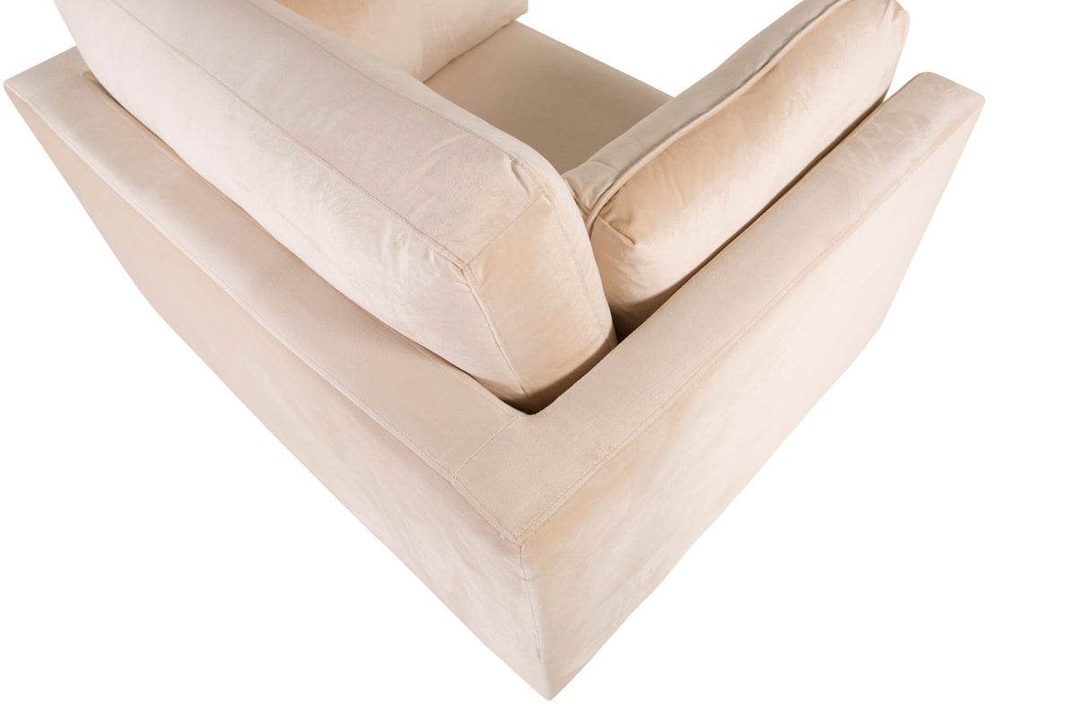 Boom Sessel in Creme präsentiert im Onlineshop von KAQTU Design AG. Sessel mit Armlehnen ist von Venture Home