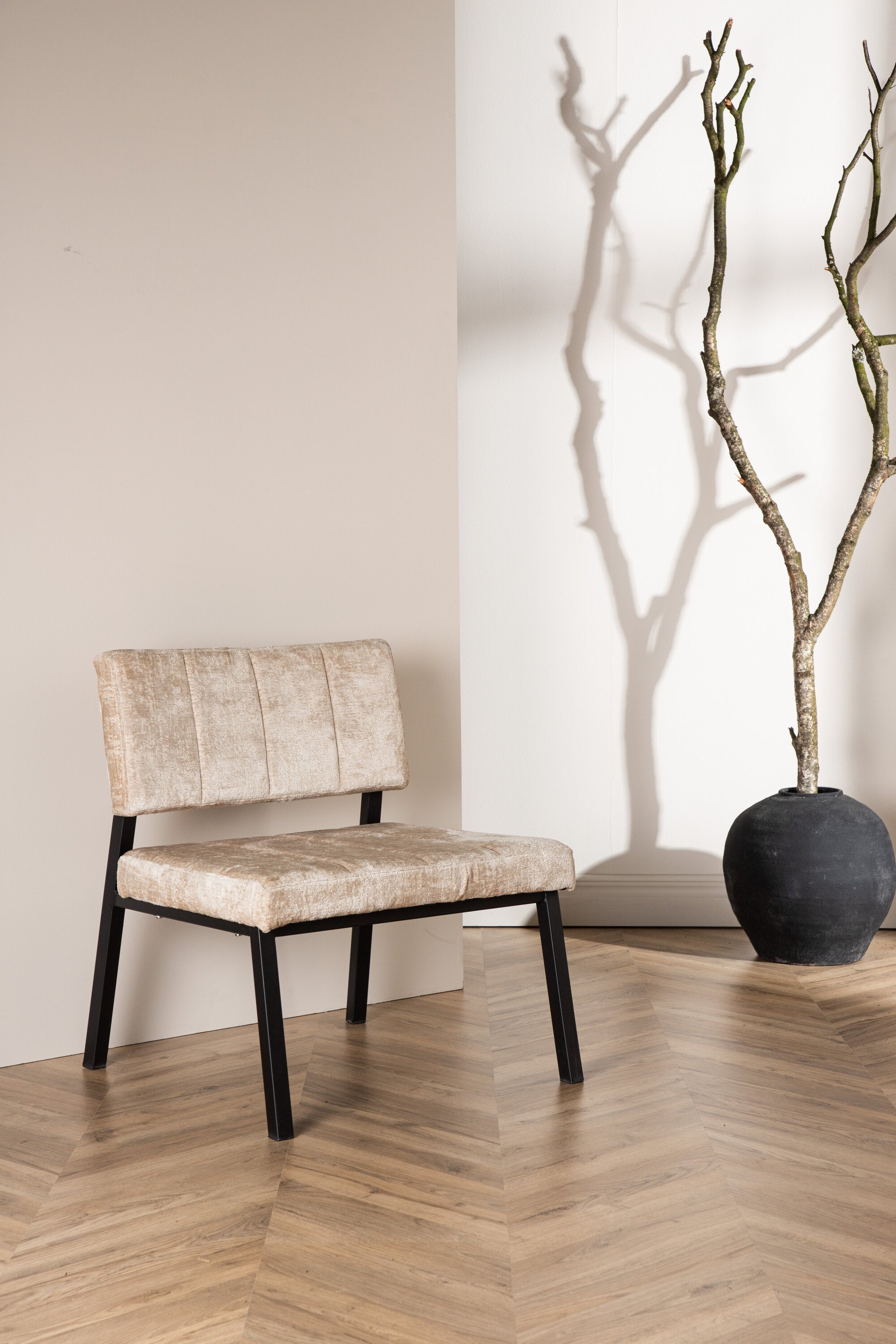 Monett Sessel in Beige präsentiert im Onlineshop von KAQTU Design AG. Sessel ist von Venture Home