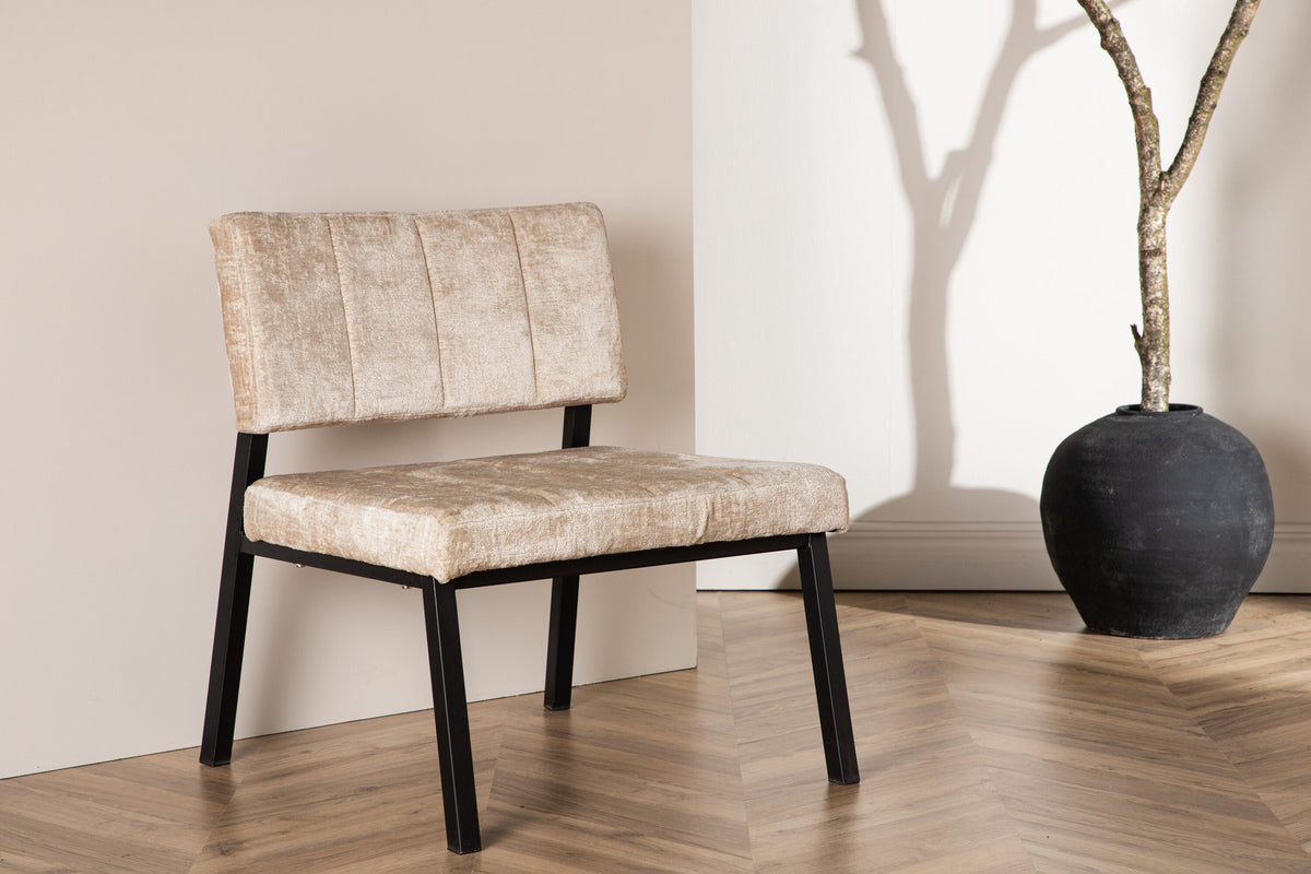 Monett Sessel in Beige präsentiert im Onlineshop von KAQTU Design AG. Sessel ist von Venture Home