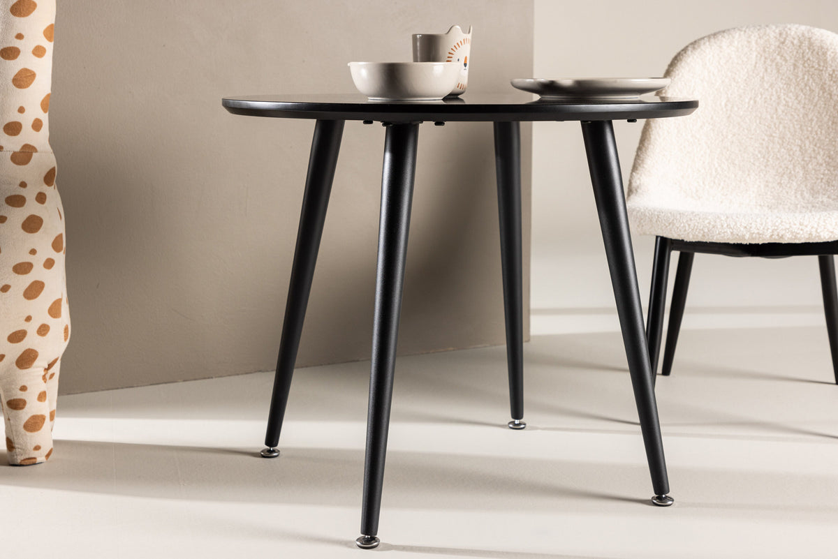 Plaza Kindertisch in Schwarz präsentiert im Onlineshop von KAQTU Design AG. Esstisch ist von Venture Home