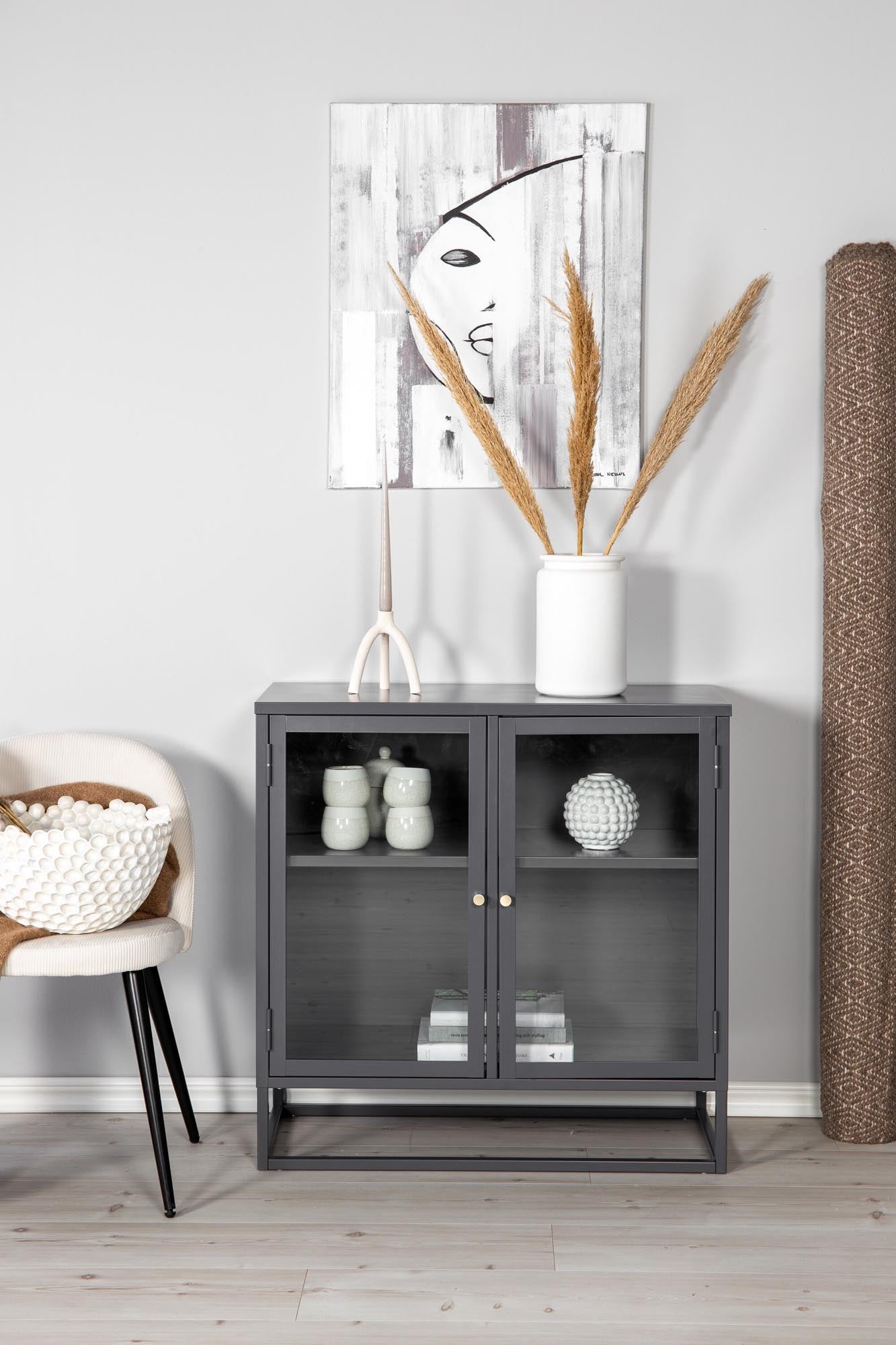 Will Kabinett in Grau präsentiert im Onlineshop von KAQTU Design AG. Cabinet ist von Venture Home