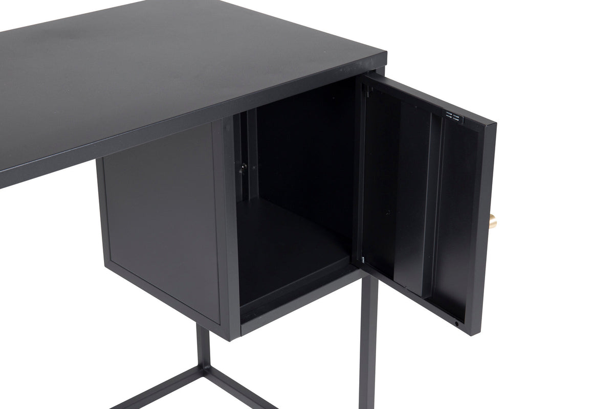 Will Schreibtisch in Schwarz präsentiert im Onlineshop von KAQTU Design AG. Schreibtisch ist von Venture Home