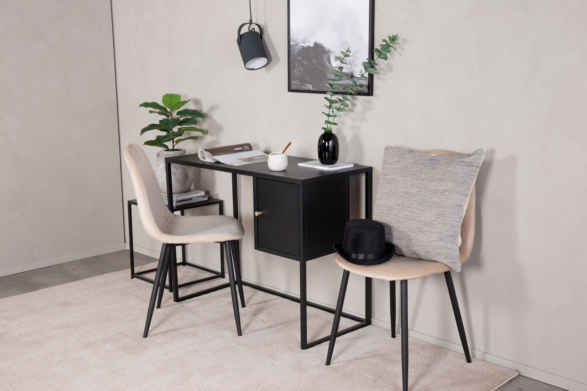 Will Schreibtisch in Schwarz präsentiert im Onlineshop von KAQTU Design AG. Schreibtisch ist von Venture Home