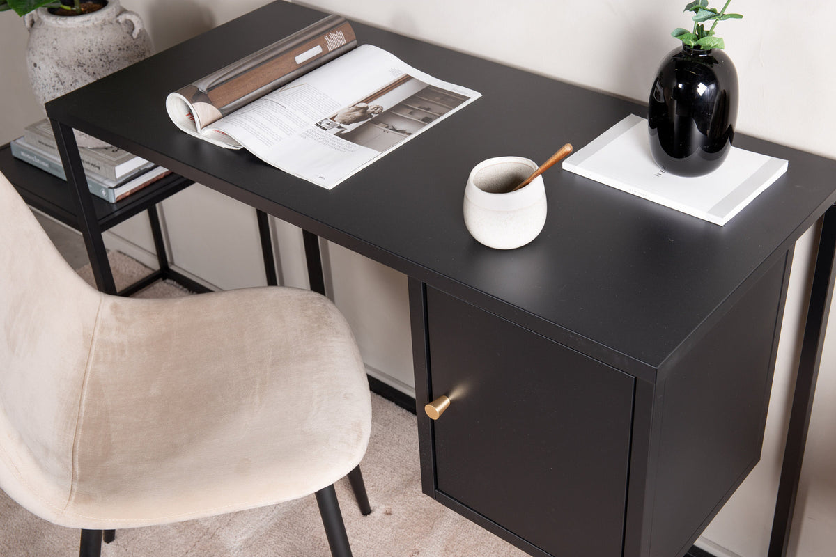 Will Schreibtisch in Schwarz präsentiert im Onlineshop von KAQTU Design AG. Schreibtisch ist von Venture Home