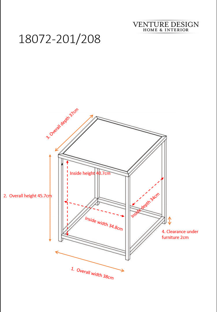 Staal Beistelltisch in Weiss präsentiert im Onlineshop von KAQTU Design AG. Beistelltisch ist von Venture Home