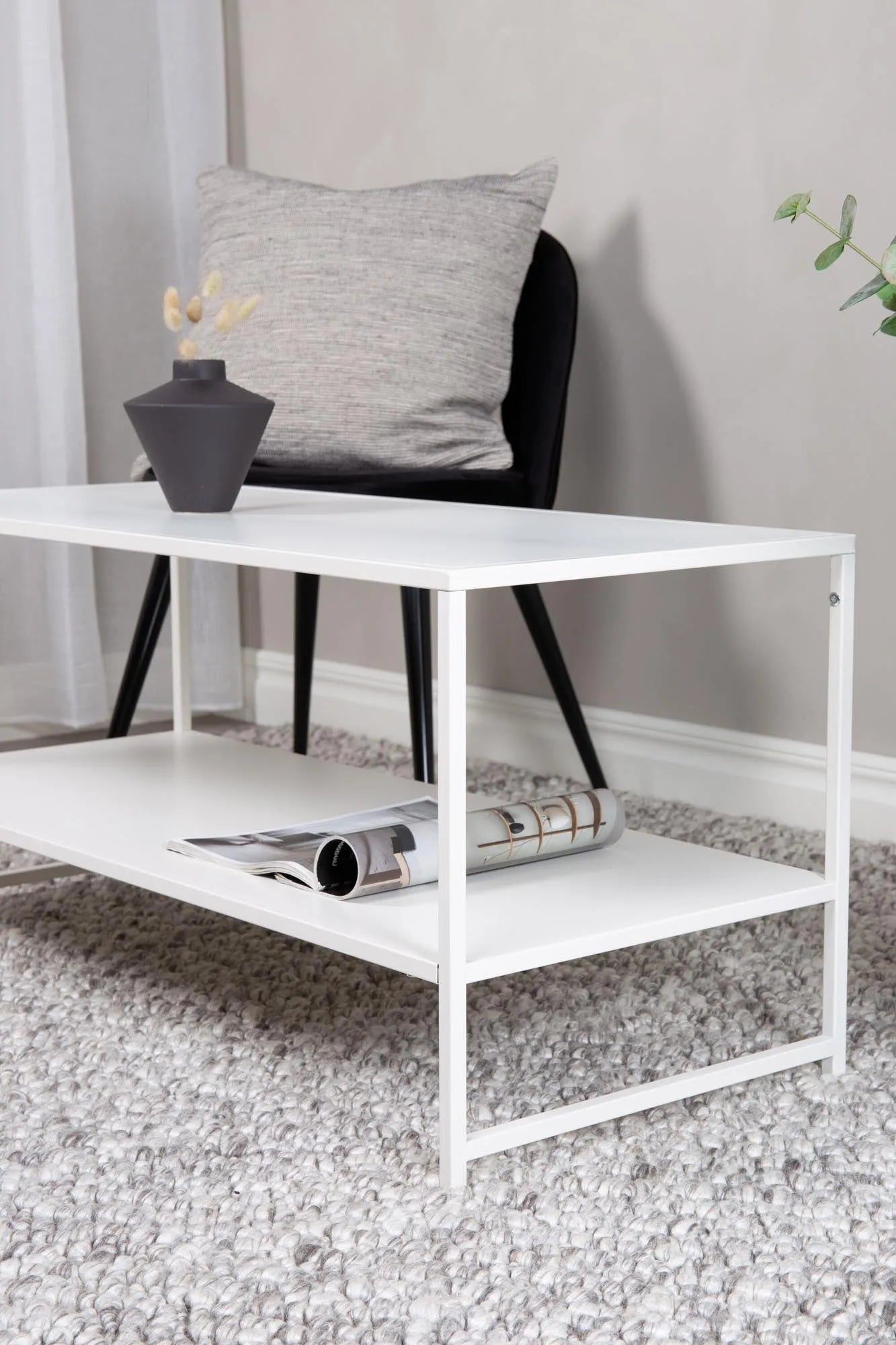 Eleganter Staal Coffee Tisch: Minimalistisches Design für Ihr Zuhause.