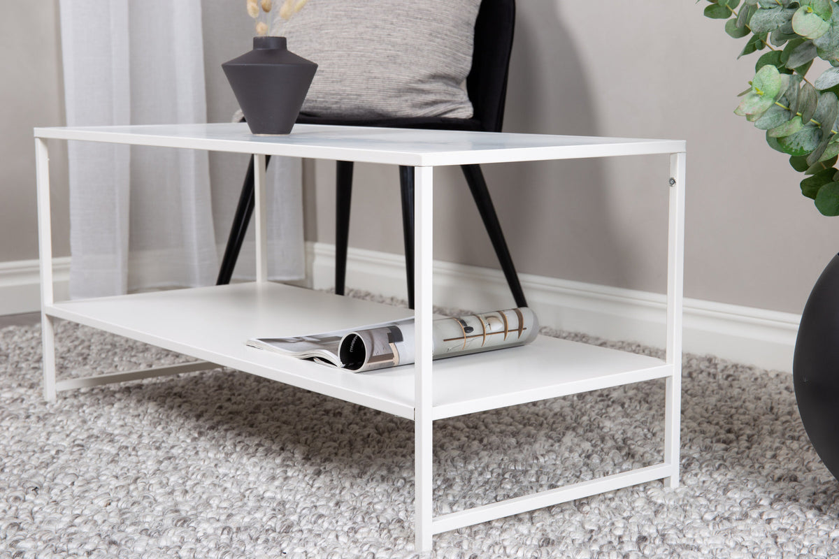 Staal Coffee Tisch in Weiss präsentiert im Onlineshop von KAQTU Design AG. Beistelltisch ist von Venture Home