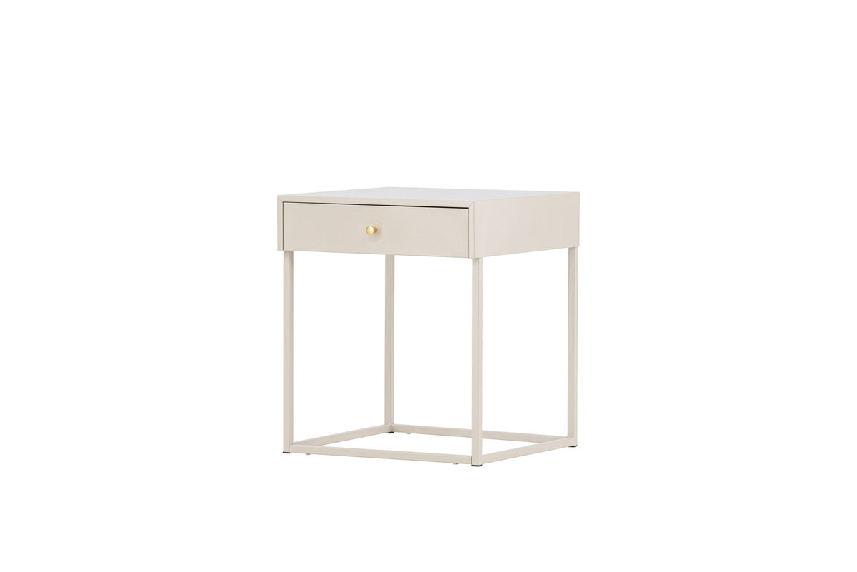 Bakal Nachttisch in Beige präsentiert im Onlineshop von KAQTU Design AG. Beistelltisch ist von Venture Home