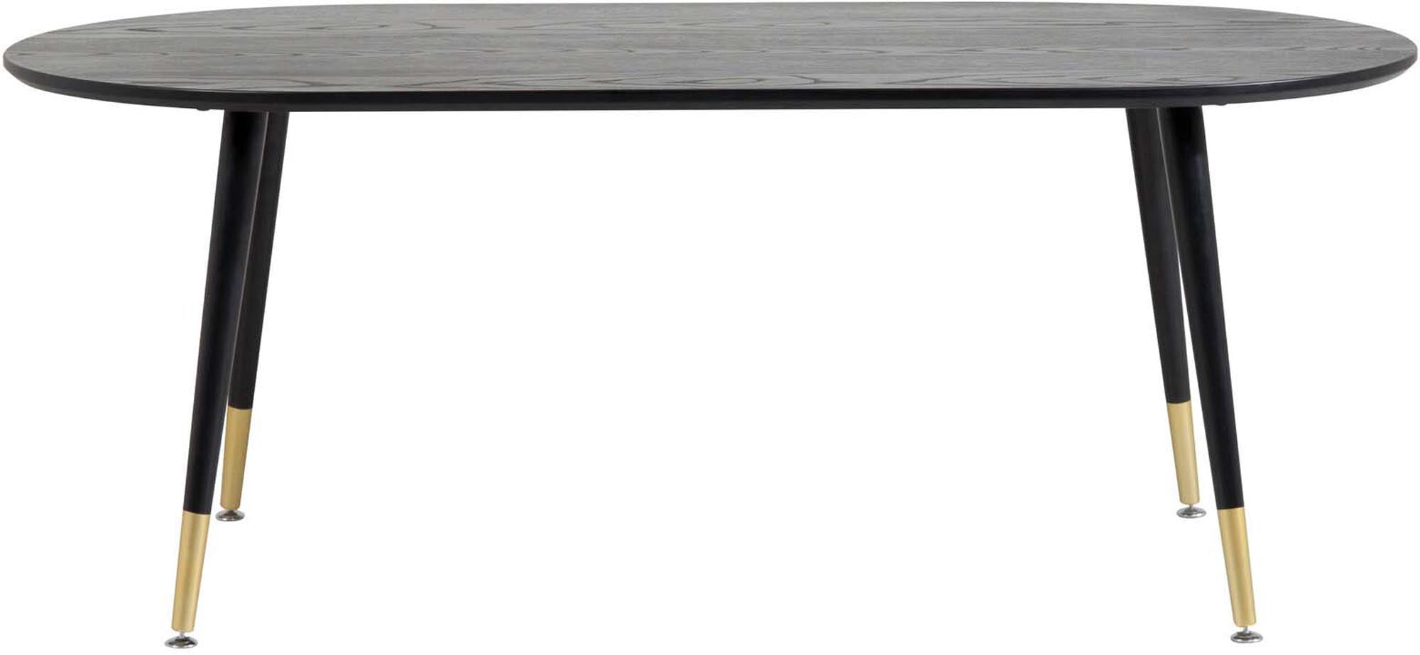 Dipp Beistelltisch in Schwarz/Gold präsentiert im Onlineshop von KAQTU Design AG. Beistelltisch ist von Venture Home