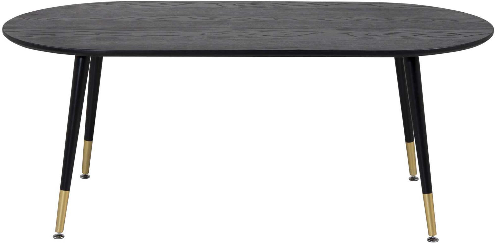 Dipp Beistelltisch in Schwarz/Gold präsentiert im Onlineshop von KAQTU Design AG. Beistelltisch ist von Venture Home