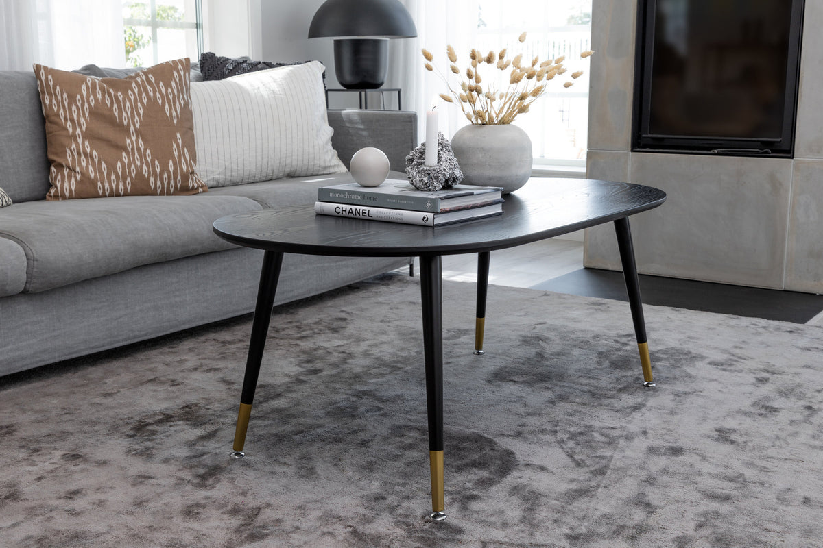 Dipp Beistelltisch in Schwarz/Gold präsentiert im Onlineshop von KAQTU Design AG. Beistelltisch ist von Venture Home