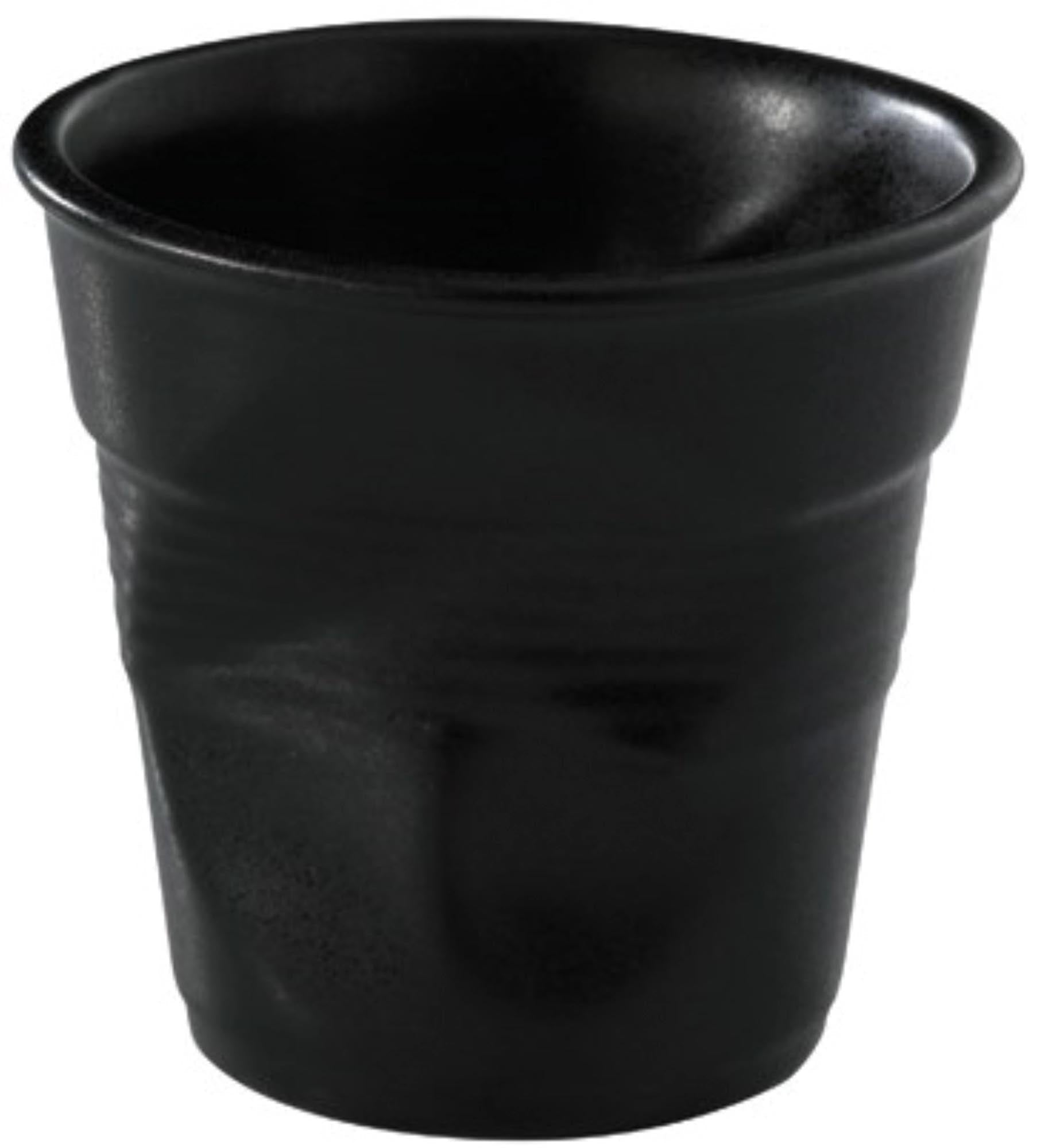 Cappuccino Knitterbecher 18 cl in Schwarz präsentiert im Onlineshop von KAQTU Design AG. Kaffeetassen ist von Revol