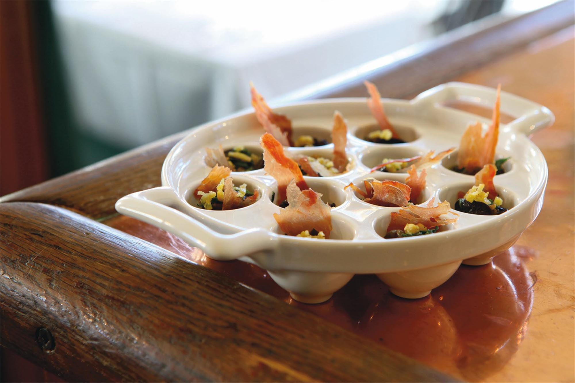 Pan d'escargot 12 trous, blanc