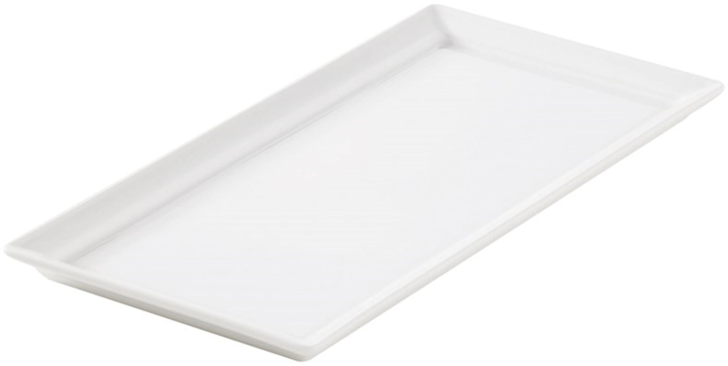 Piastra rettangolare, 26x13x2 cm, bianco