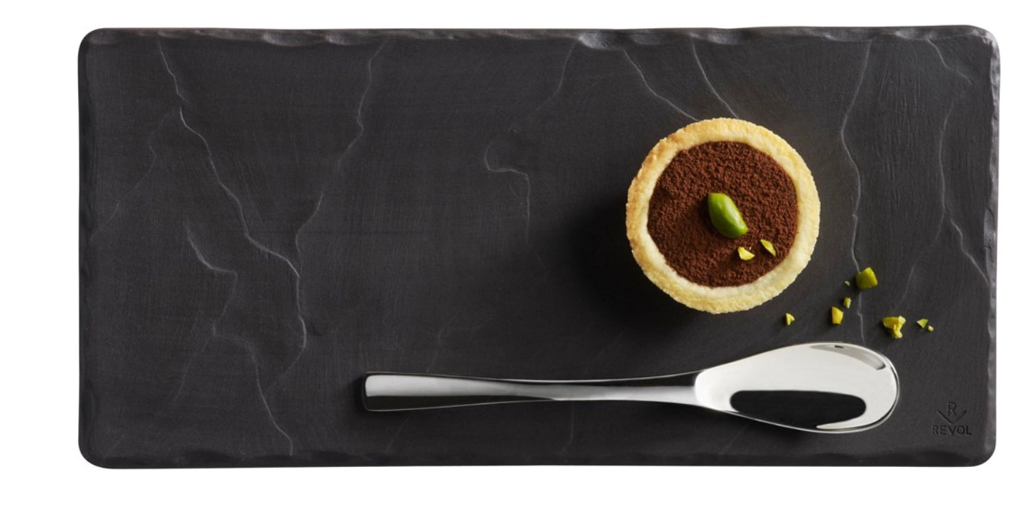 Comprimé rectangulaire, 25x12 cm, style ardoise