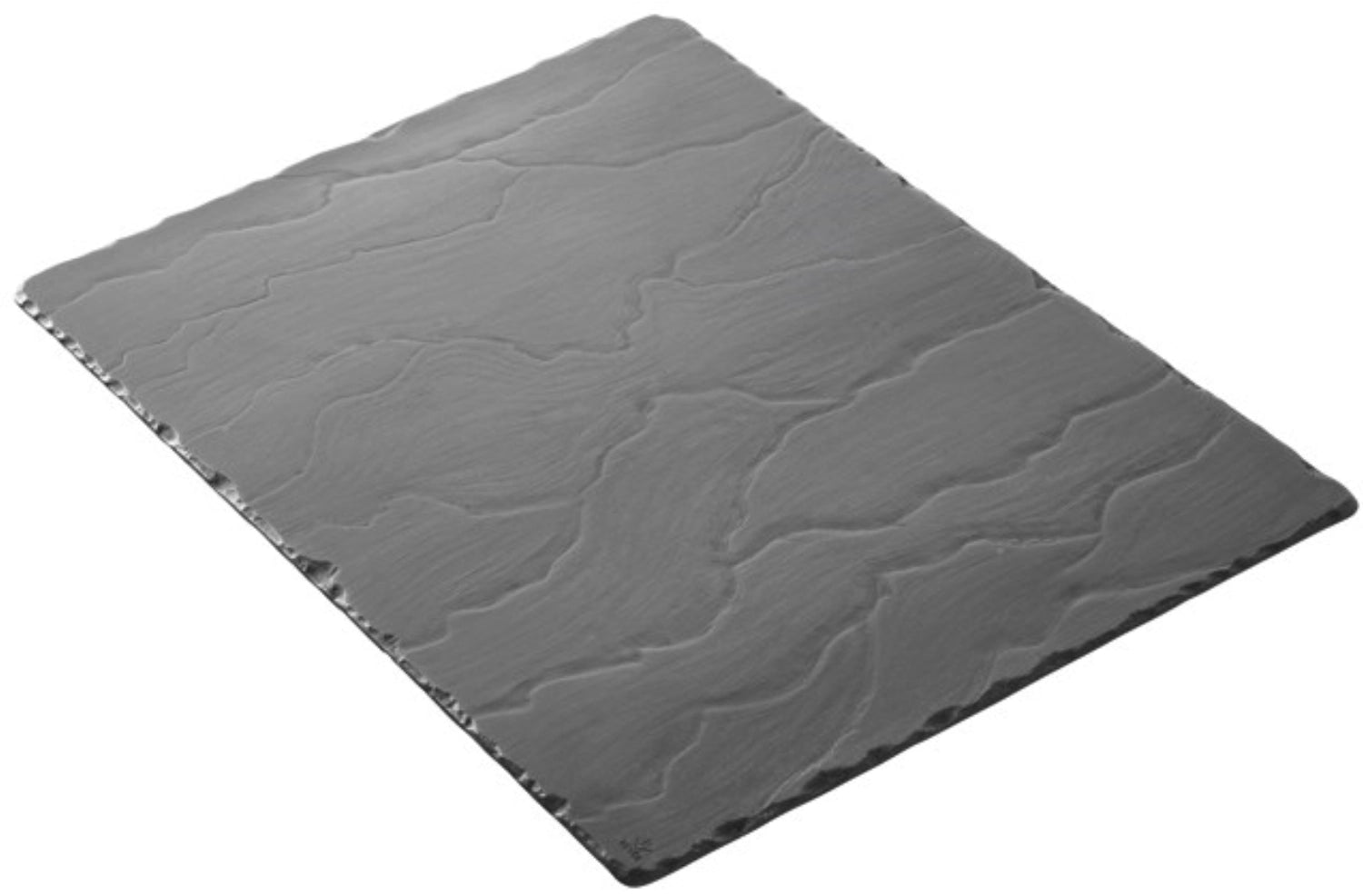 Comprimé rectangulaire grand, 40x30x1 cm, style ardoise