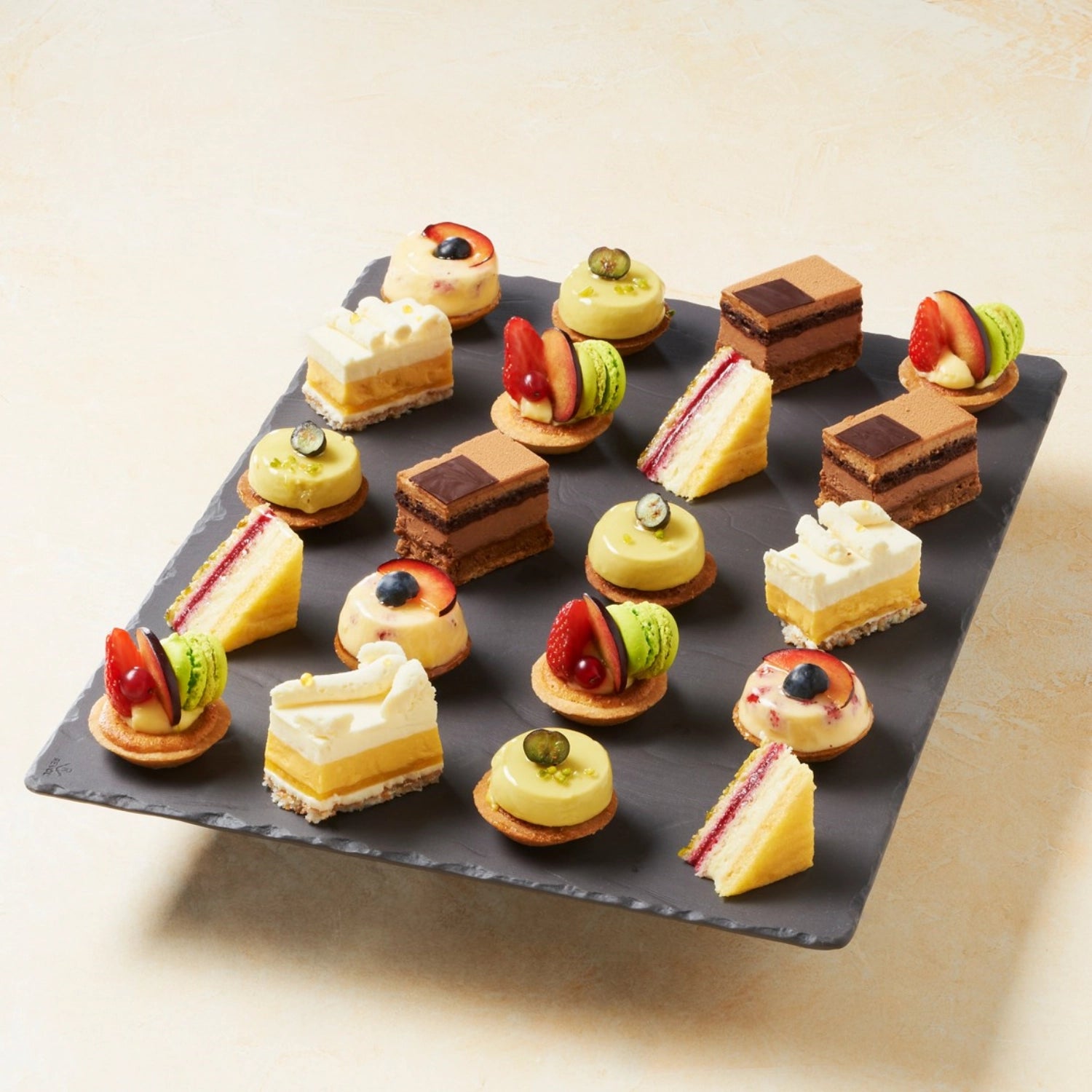 Comprimé rectangulaire grand, 40x30x1 cm, style ardoise