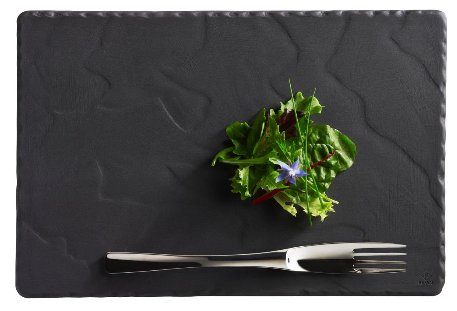 Piastra rettangolare, 30x20 cm, stile ardesia