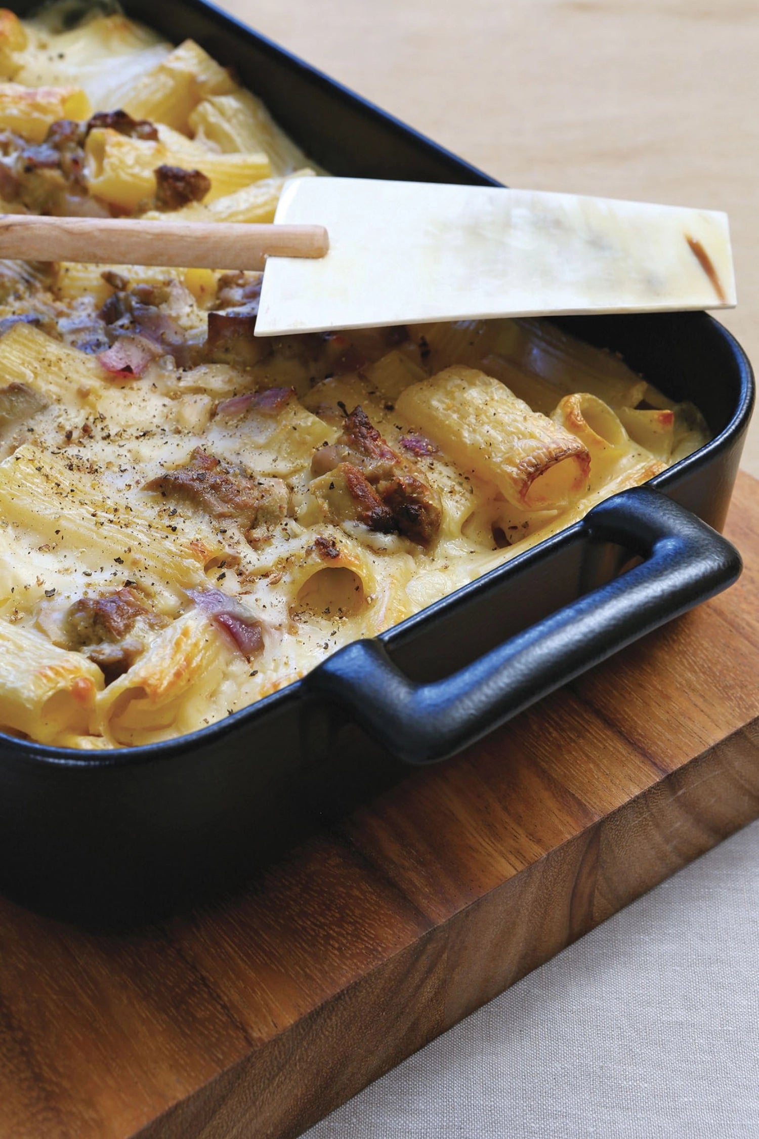 Plat de cuisson rectarial, 19 cm, look en fonte