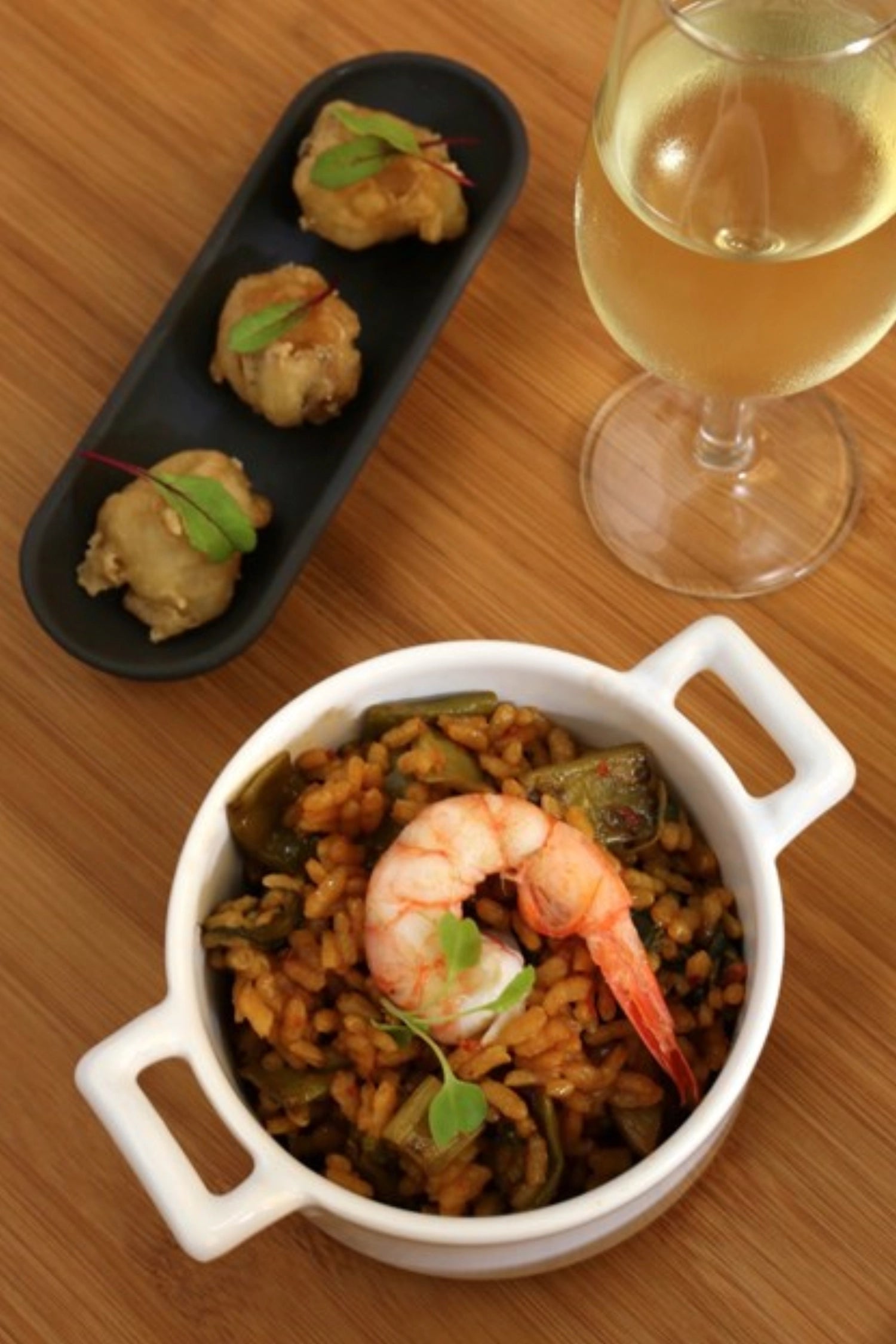 Ramquin, Ø 9,4 cm avec poignées, look en fonte en fonte