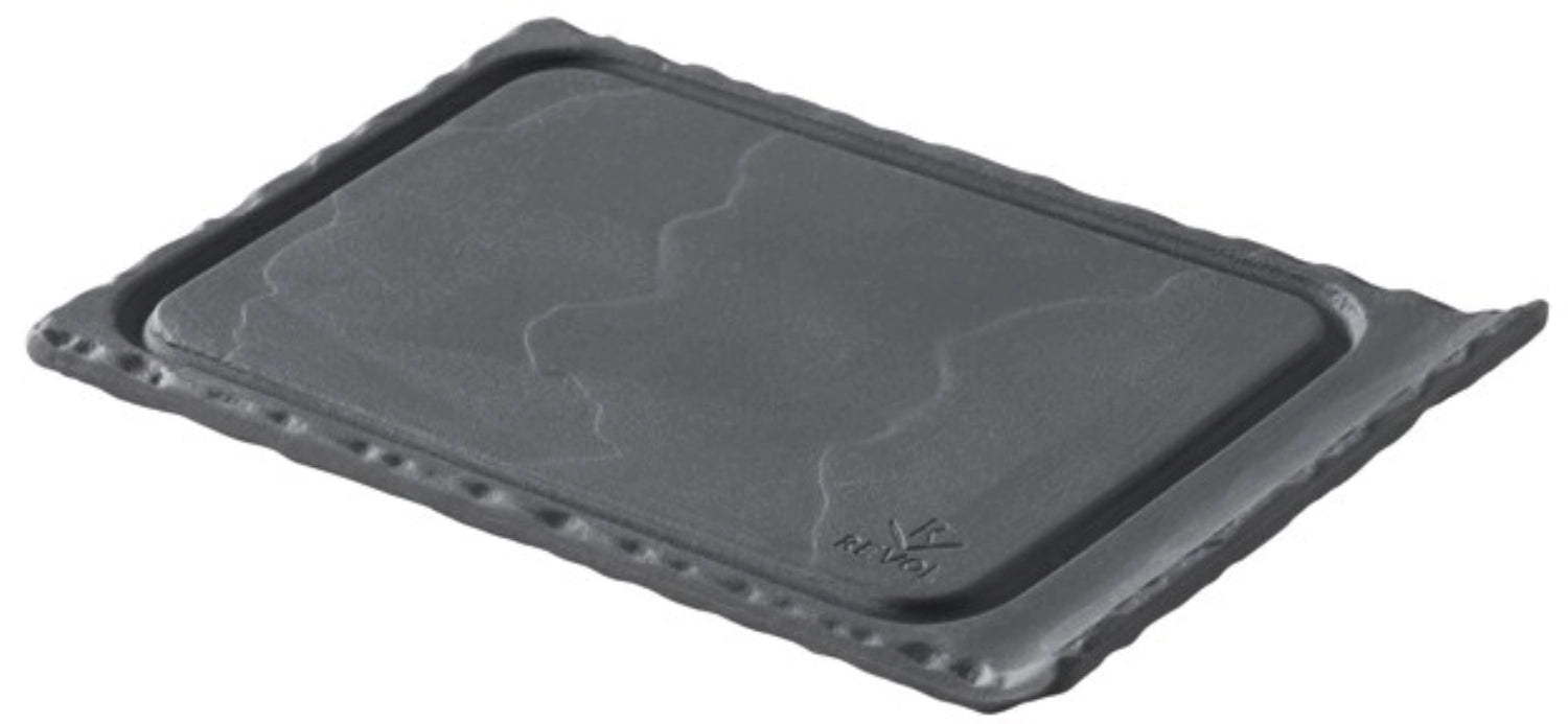 Piastra, 11,5x8 cm, stile ardesia