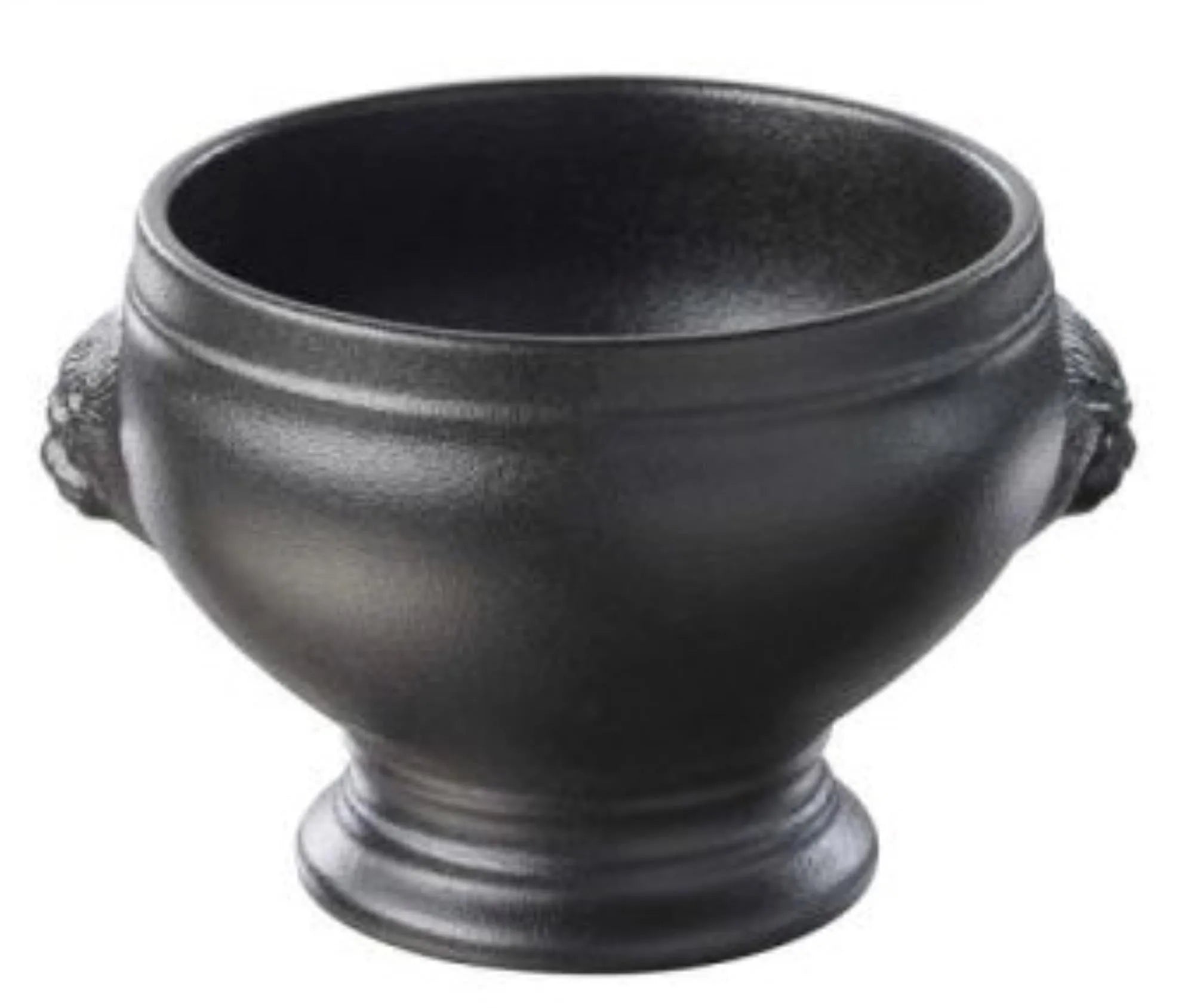 Elegante Löwenkopf Suppenschüssel von Revol, 11cm, 35cl, aus kratzfestem Porzellan, ideal für Suppen und Eintöpfe.