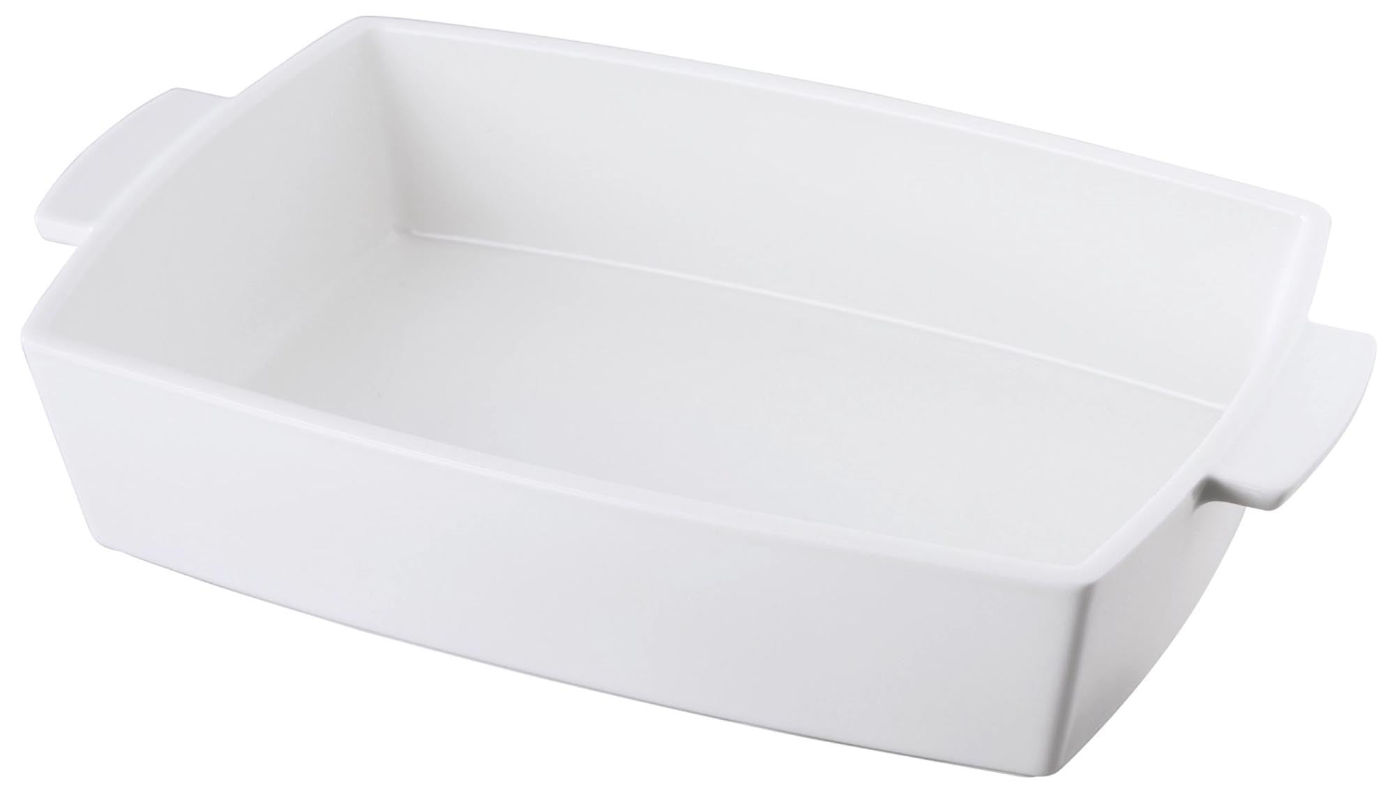 Entdecken Sie die hochwertige rechteckige Auflaufform von Revol (30.5x21.5x7 cm) – ideal für Aufläufe, Gratins und Desserts. Pflegeleicht und elegant!