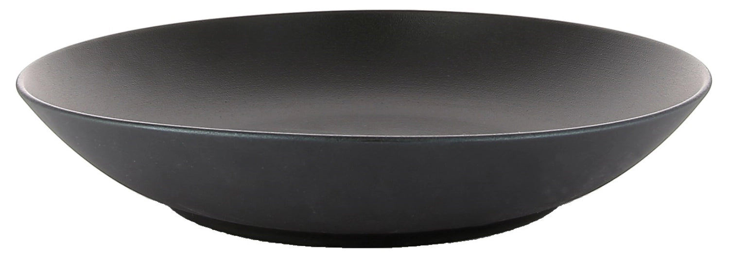 Equinoxe Suppenteller, Ø 27 cm, H: 5 cm, 130 cl, schwarz - KAQTU Design