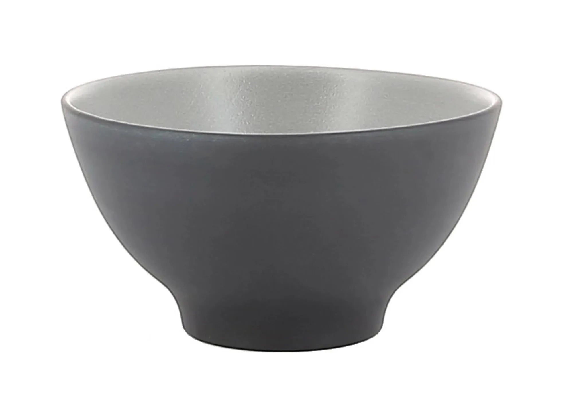 Die Equinoxe Reisschüssel von Revol: 12 cm, 30 cl, aus robustem Porzellan in Pfefferfarbe. Ideal für Reis und Beilagen.