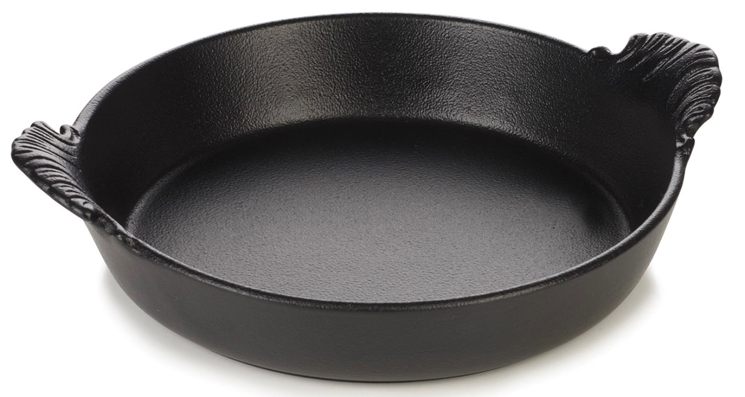 Racks de gratin Round avec des poignées, Ø 18 cm, look en fonte en fonte