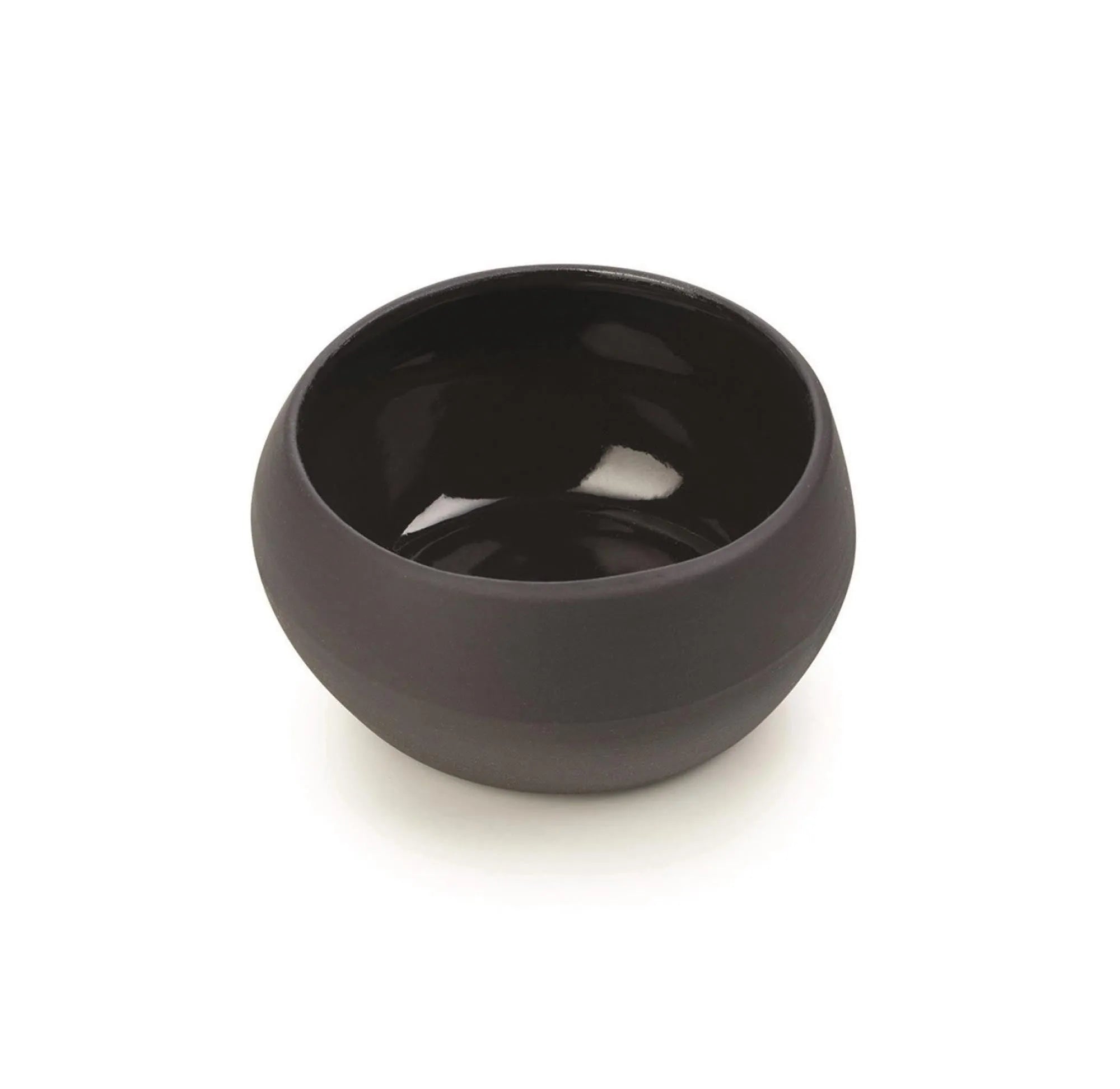Elegante Solstice Schüssel Schwarzmond von Revol, Ø 8,8 cm, H 4 cm, 12 cl, aus langlebiger Keramik, ideal für Snacks und Desserts.