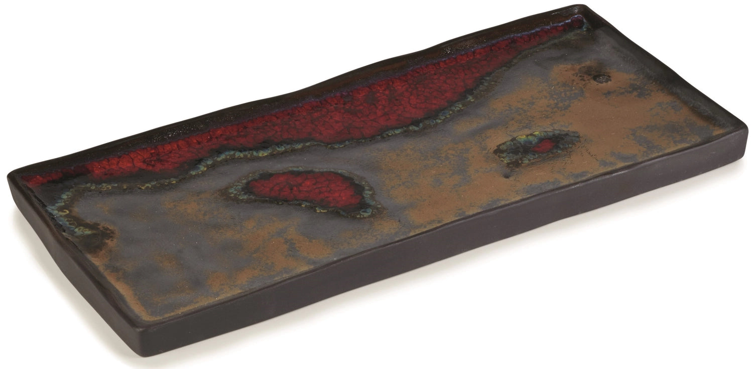 Solstice plate solar storm, 30x13.5x1.6 cm