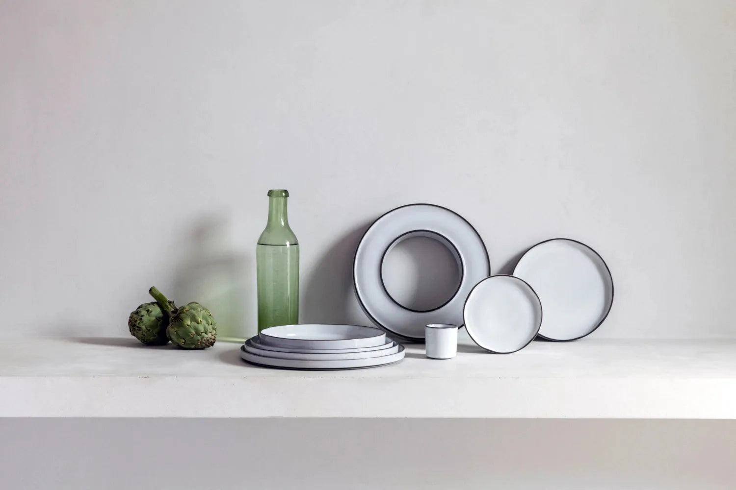Eleganter Kasserolle-Deckel 25cl in Kumu Weiß von Revol, stilvoll & modern.