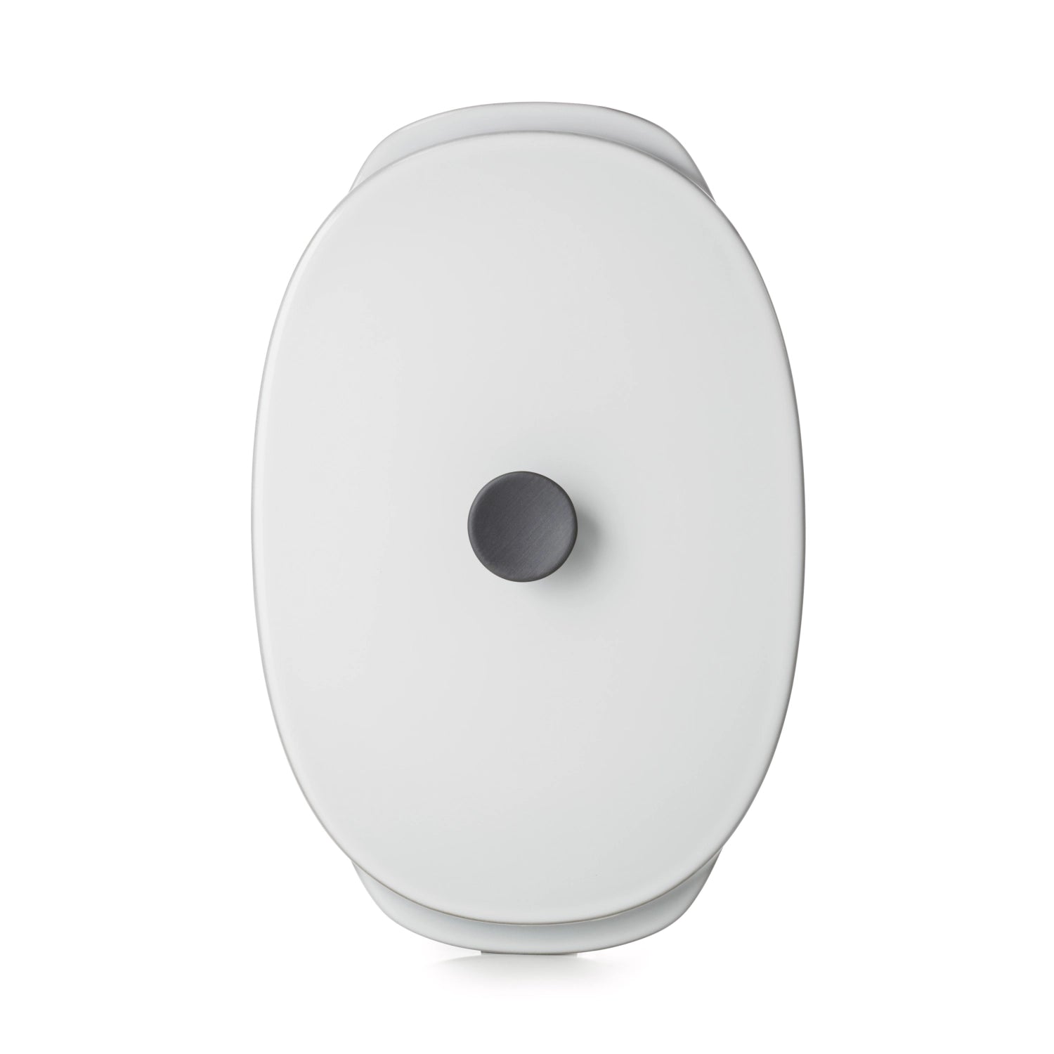 Assiette Caracter avec couvercle 26x18.5 Cumulus Coules blanches