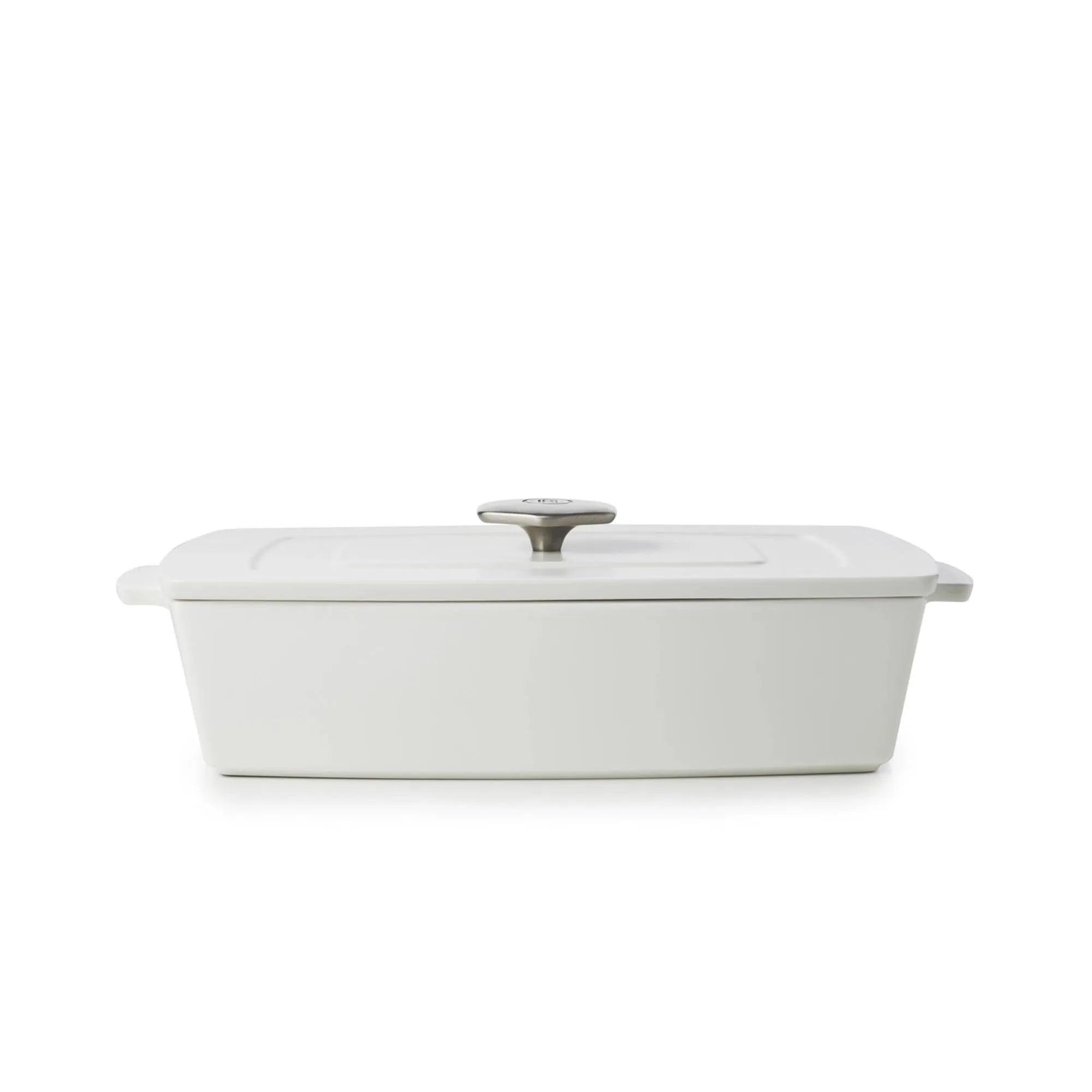Revol Rvlt2: 30cm Satin-weiße Platte mit Deckel, modern und edel.