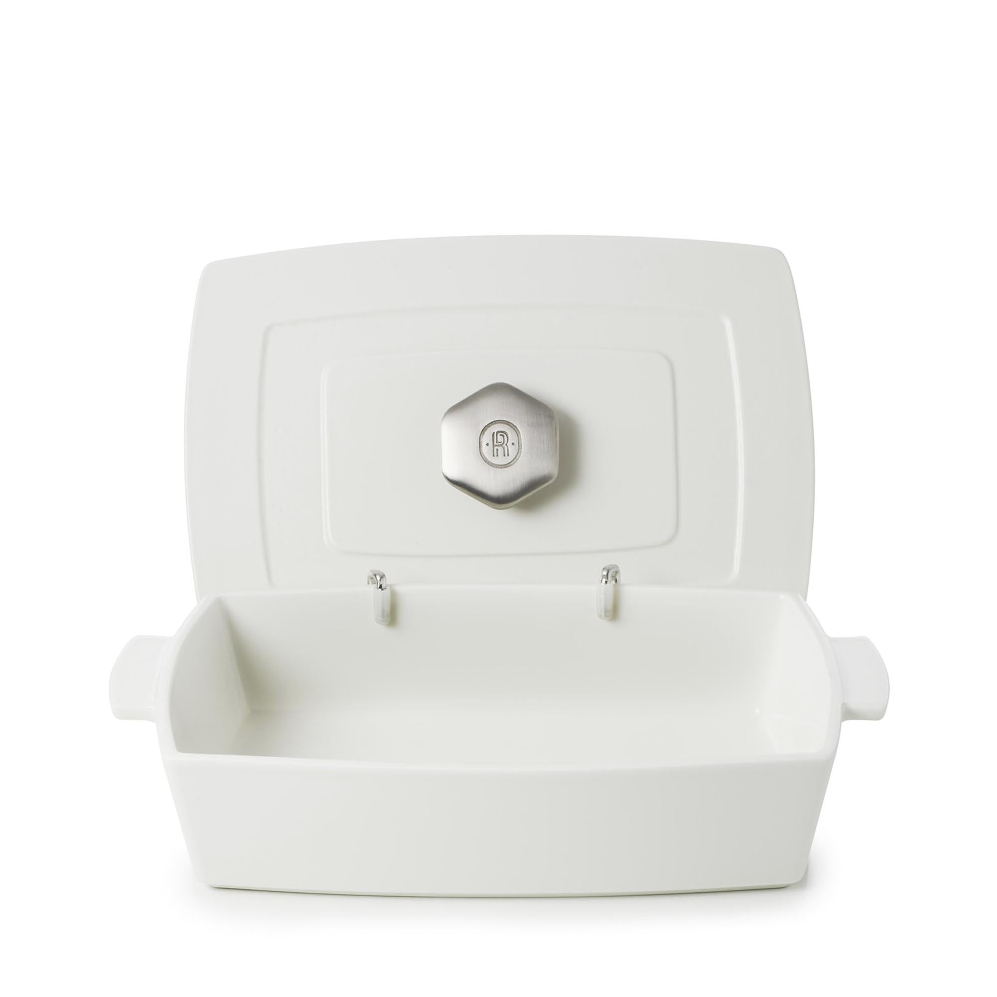 Plaque RVLT2 avec couvercle de 30 cm, blanc satiné