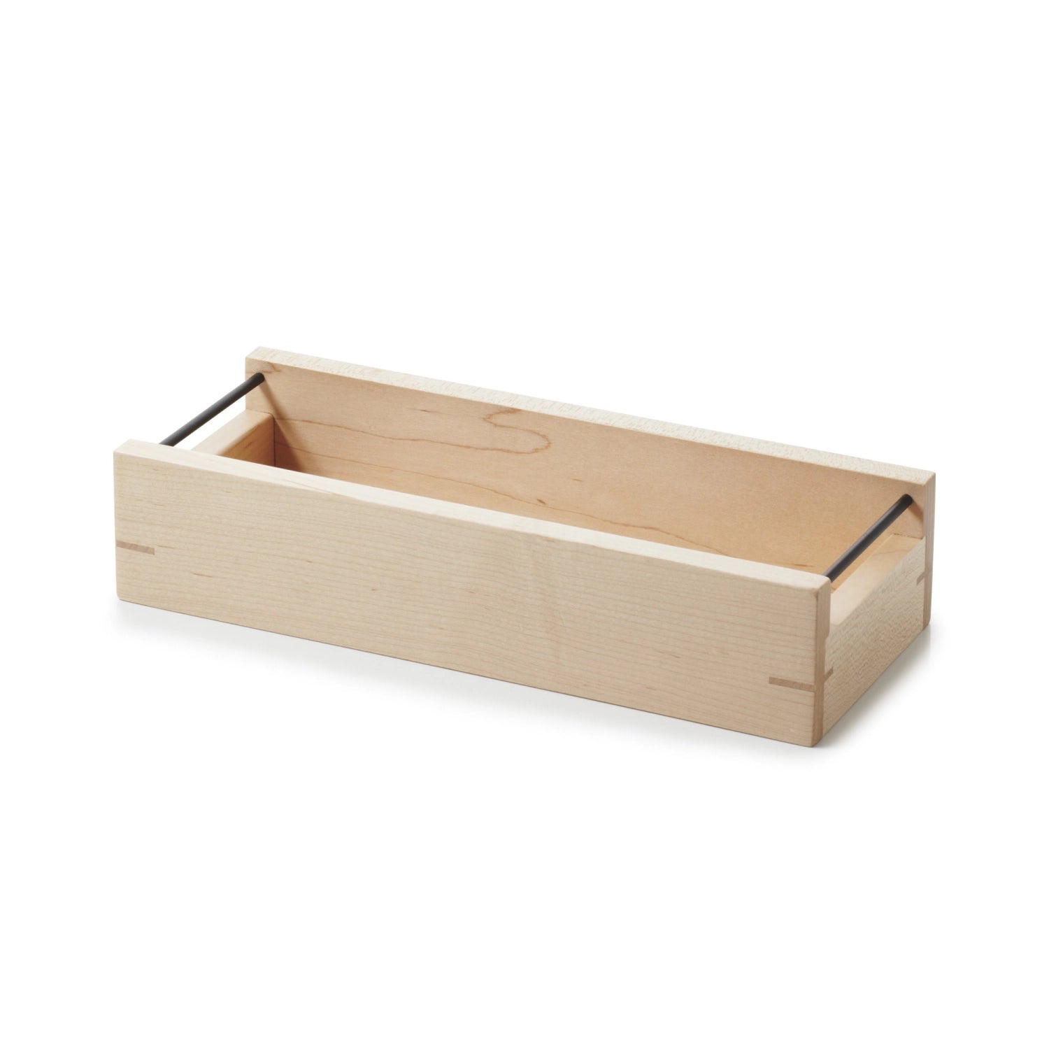 En scene box 32.5 x 13.5 cm maple wood